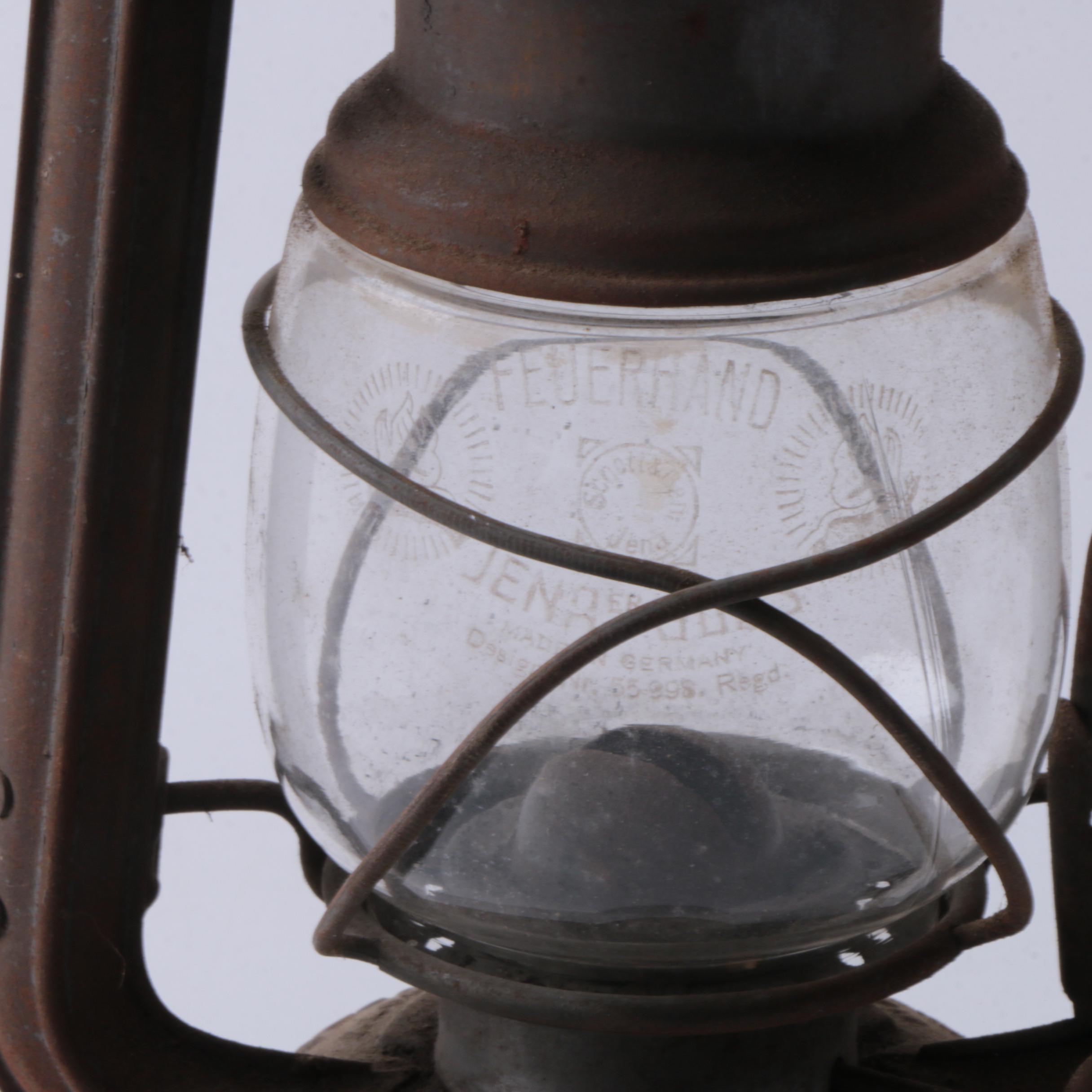 Vintage Railroad Lanterns including German Feuerhand