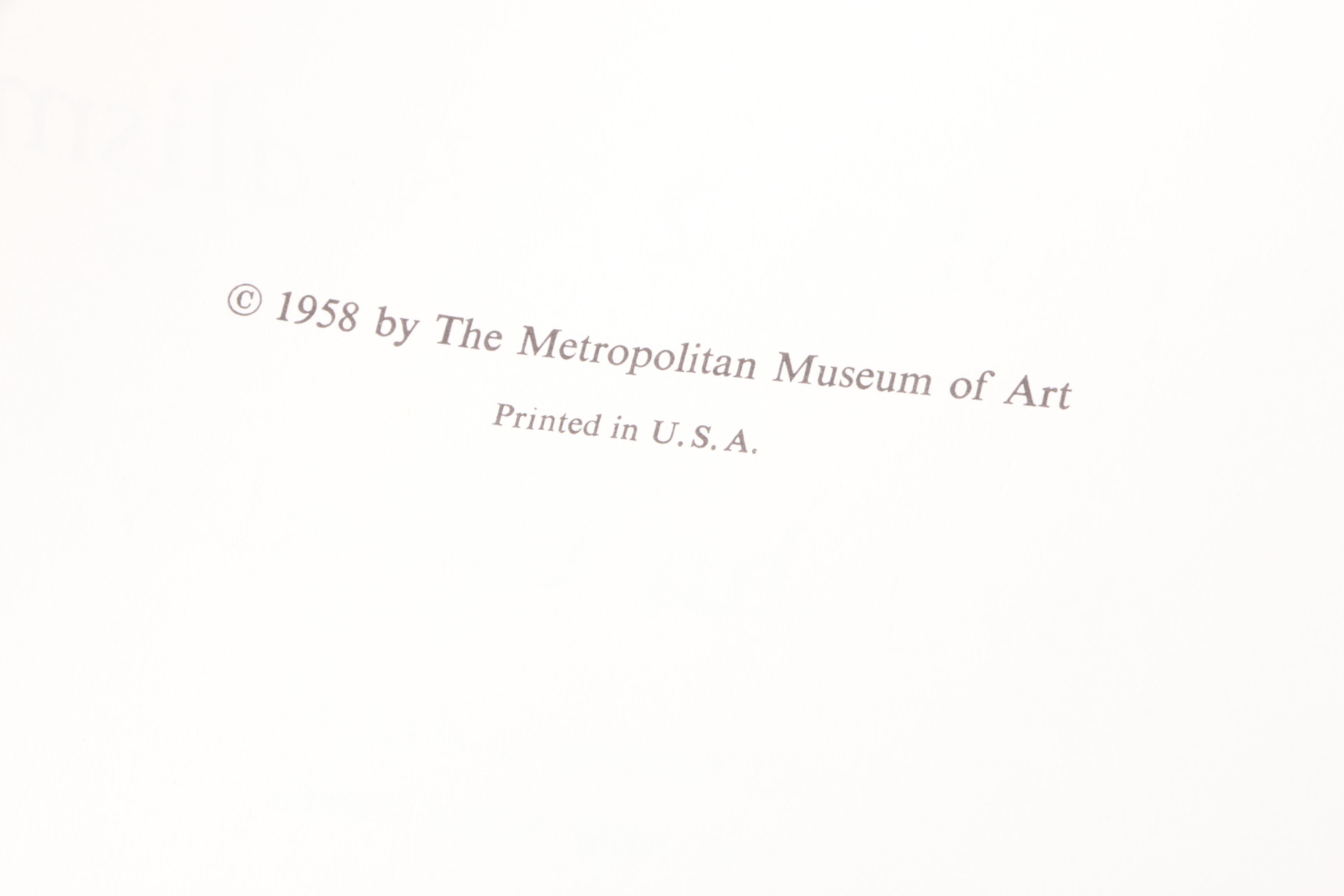 "Great Drawings of the Louvre Museum" and "Metropolitan Seminars in Art" Books