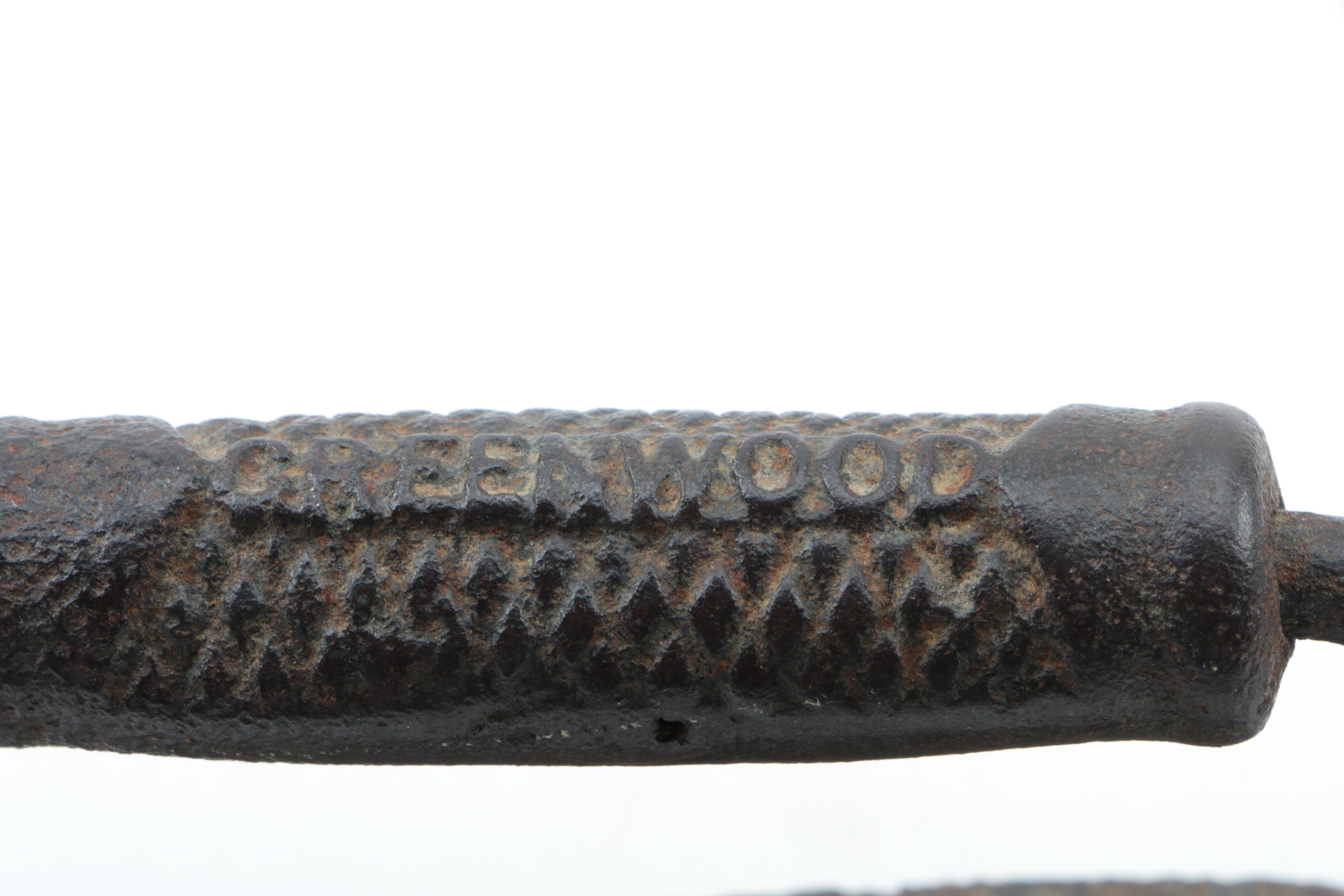 Antique St. Louis and Greenwood Sad Irons