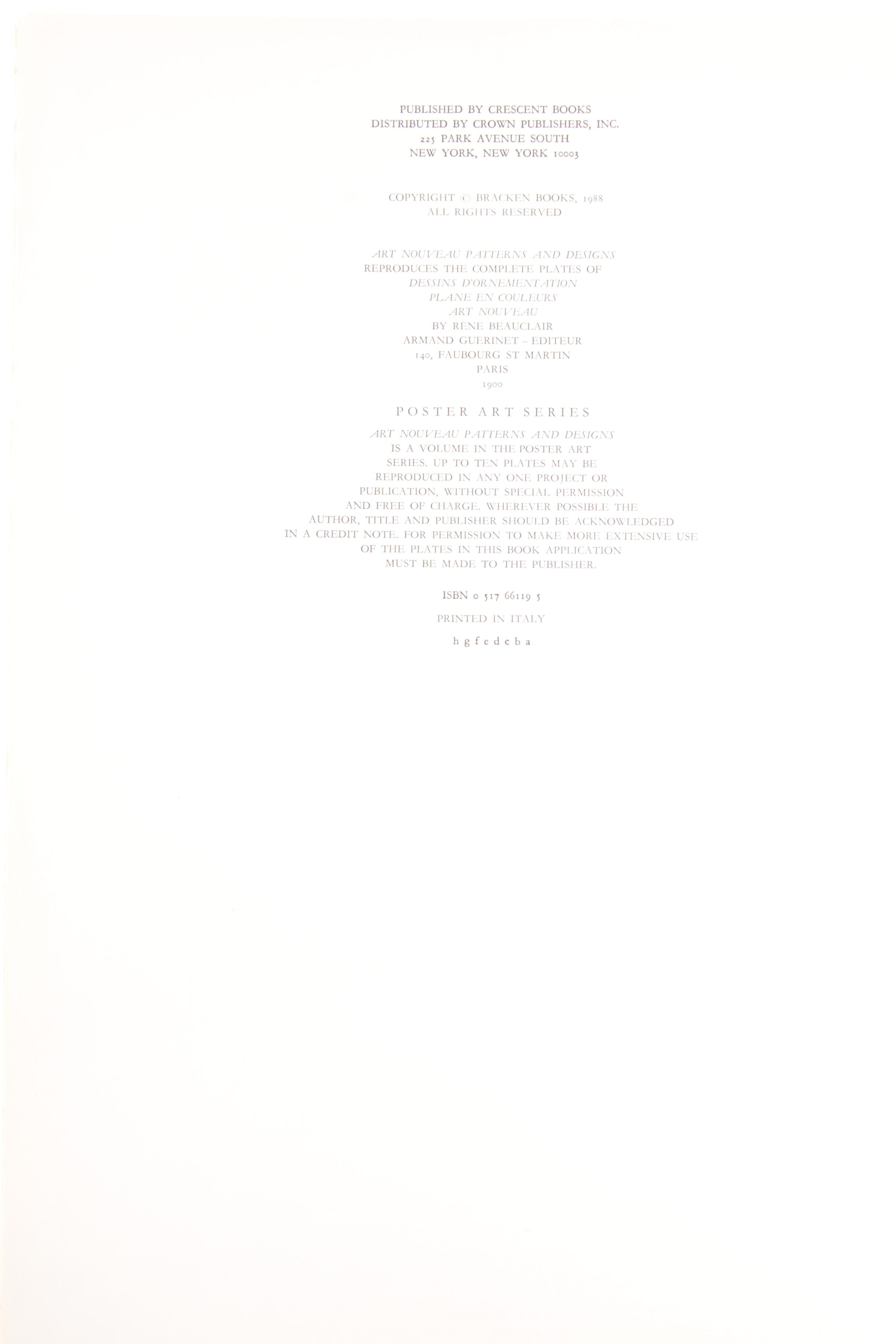 1987 "The Grammar of Ornament" and Other Art and Design Books