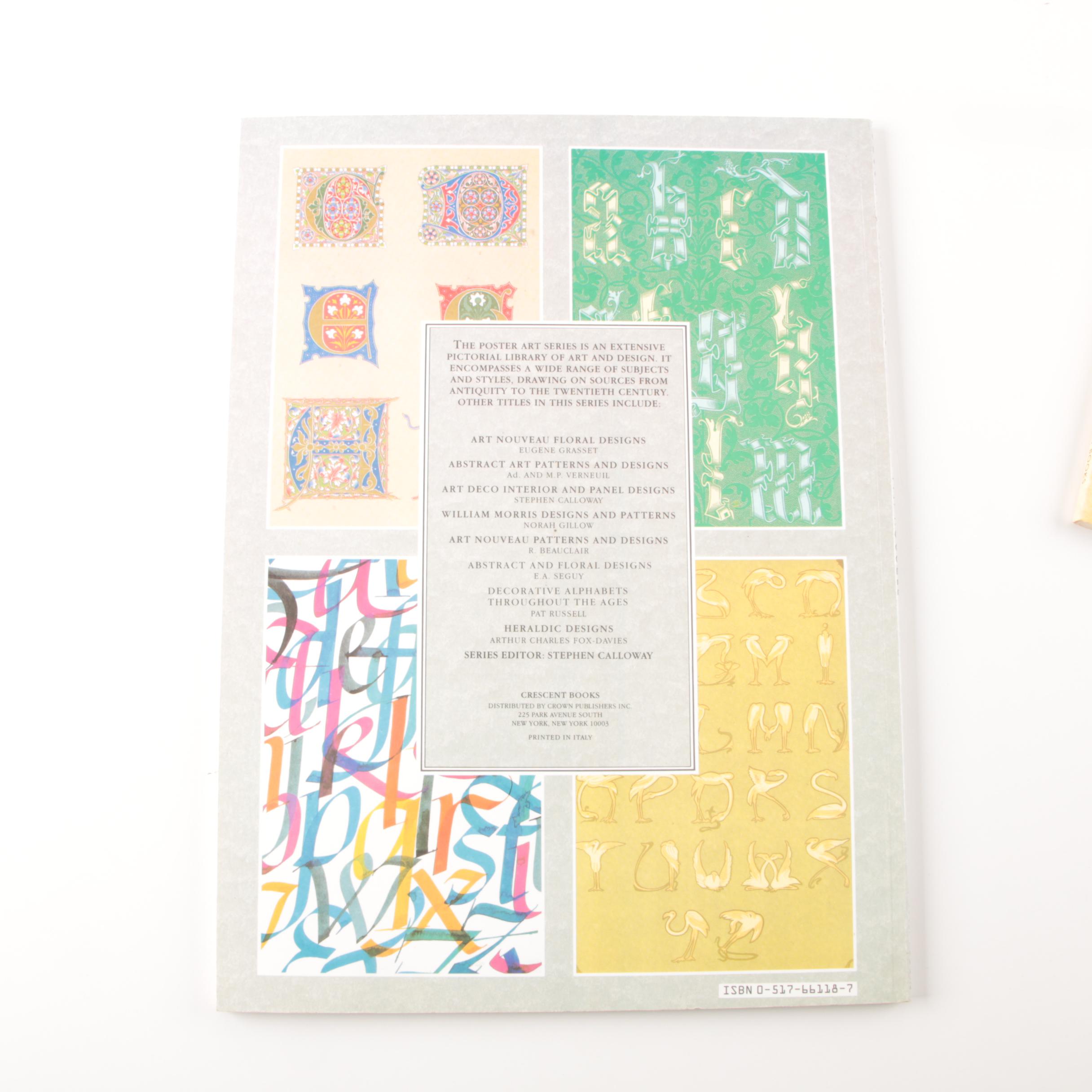 1987 "The Grammar of Ornament" and Other Art and Design Books