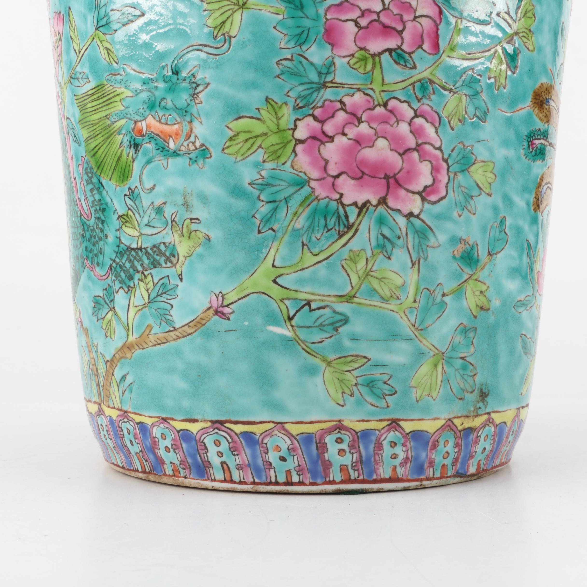 Hand-Painted Ceramic Planters