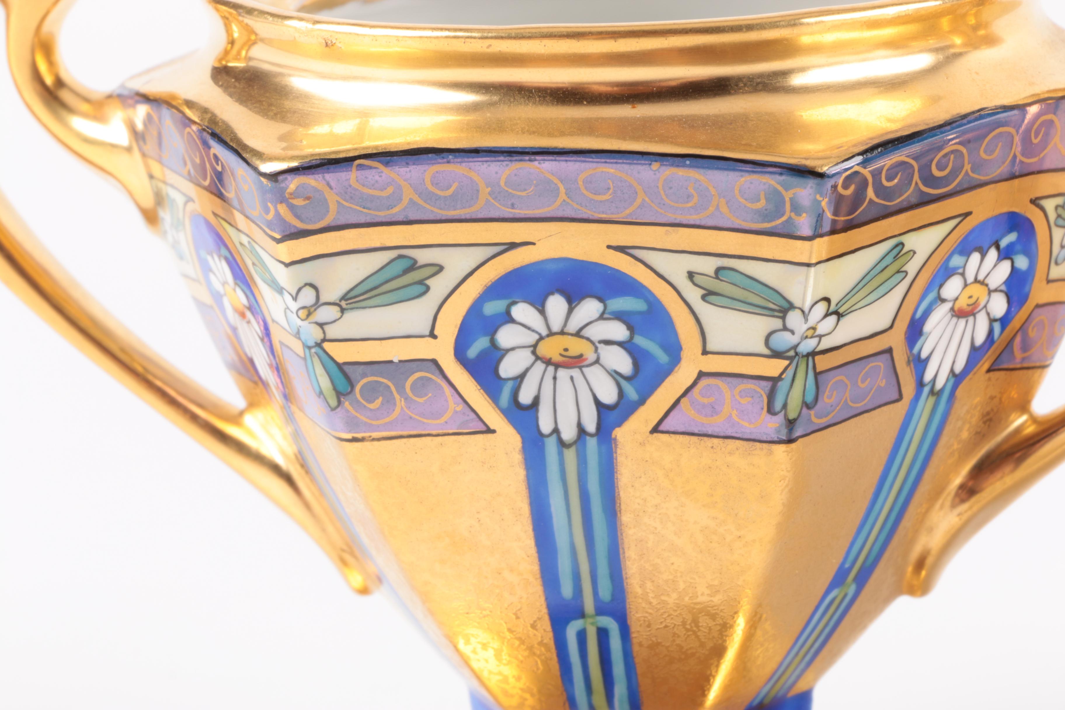 Vintage Pickard China Gold Encrusted Serveware