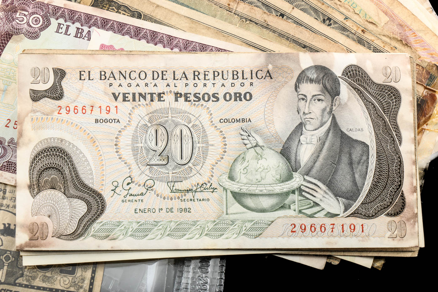 Vintage Foreign Paper Currency Collection