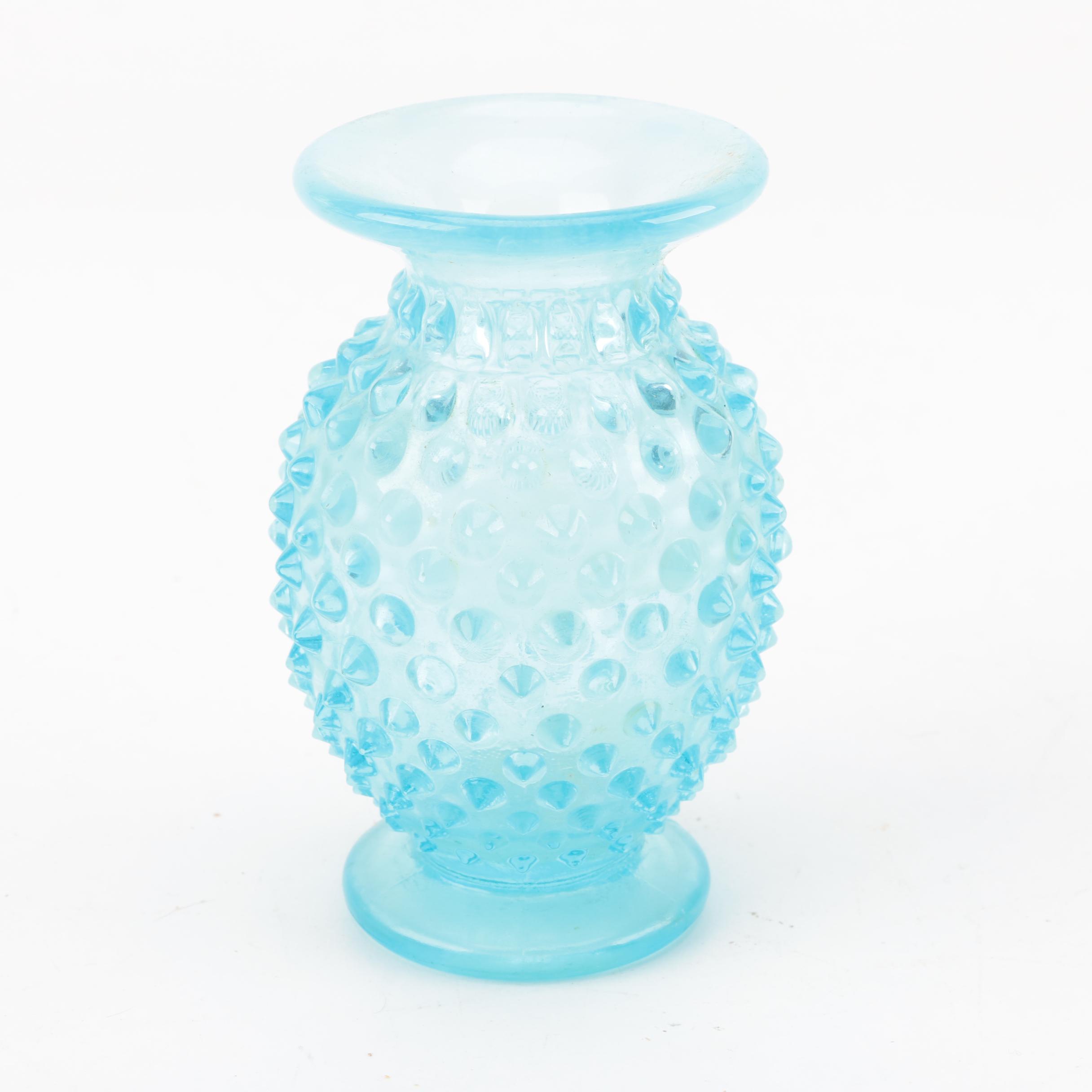 Fenton "Hobnail" and "Rose Overlay" Glassware