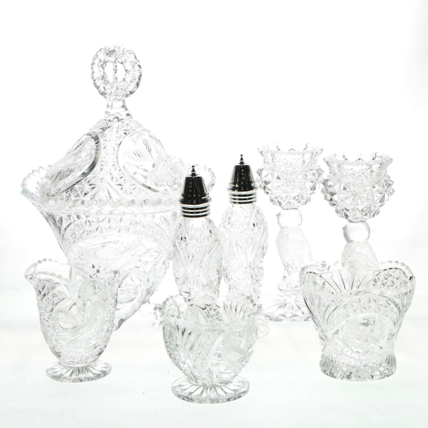 Hofbauer "The Byrdes Collection" Glass Serveware