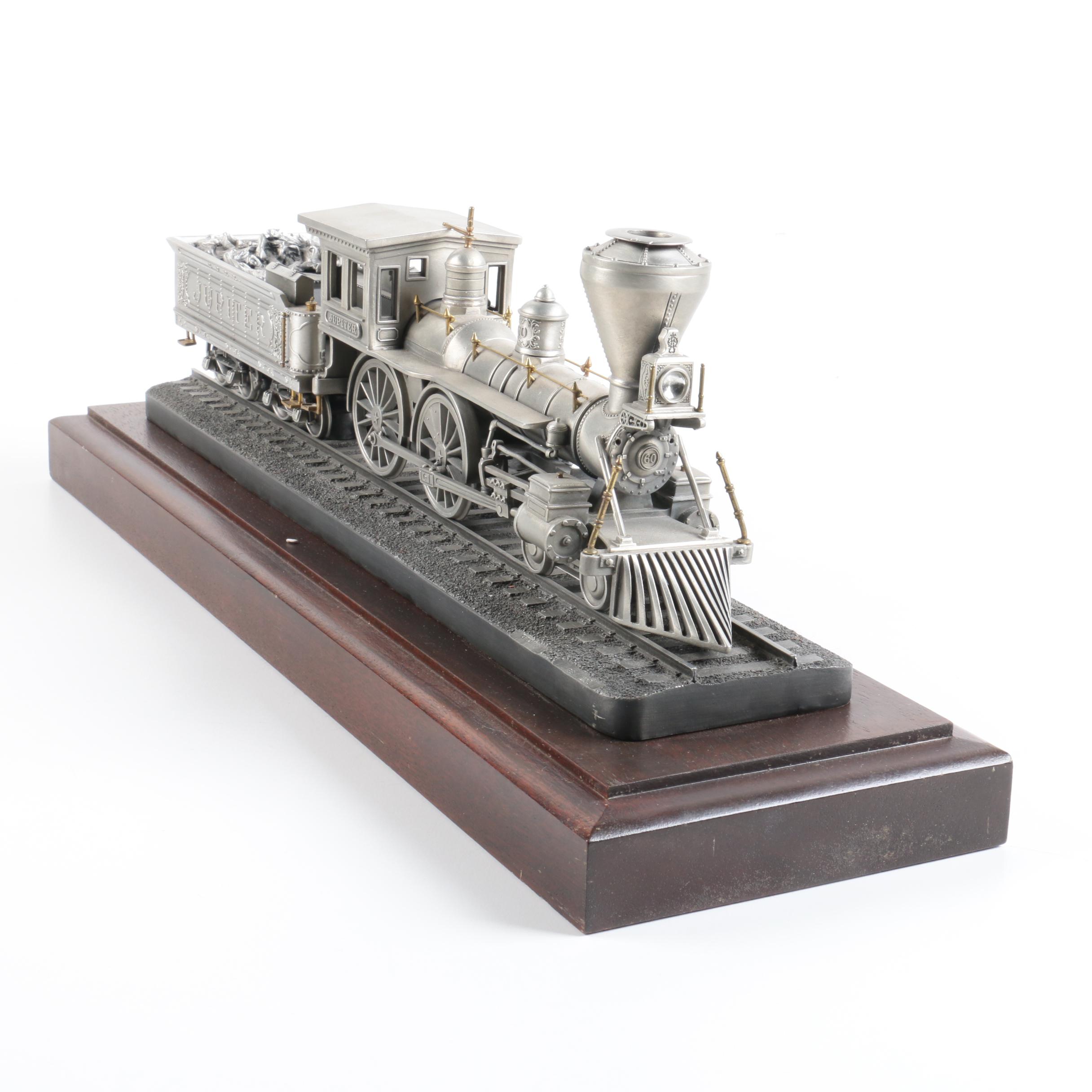 "Coming of the Iron Horse" Pewter Train Display