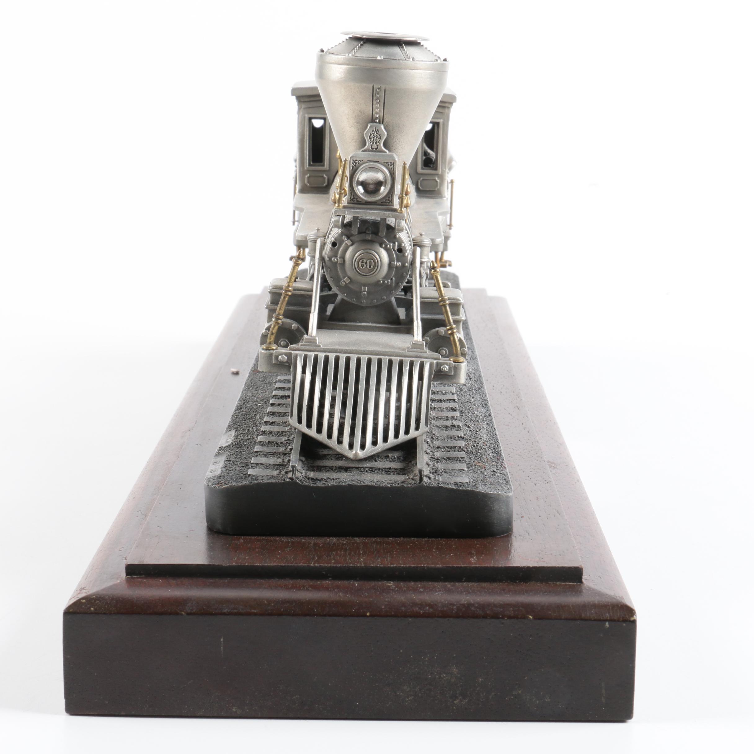 "Coming of the Iron Horse" Pewter Train Display