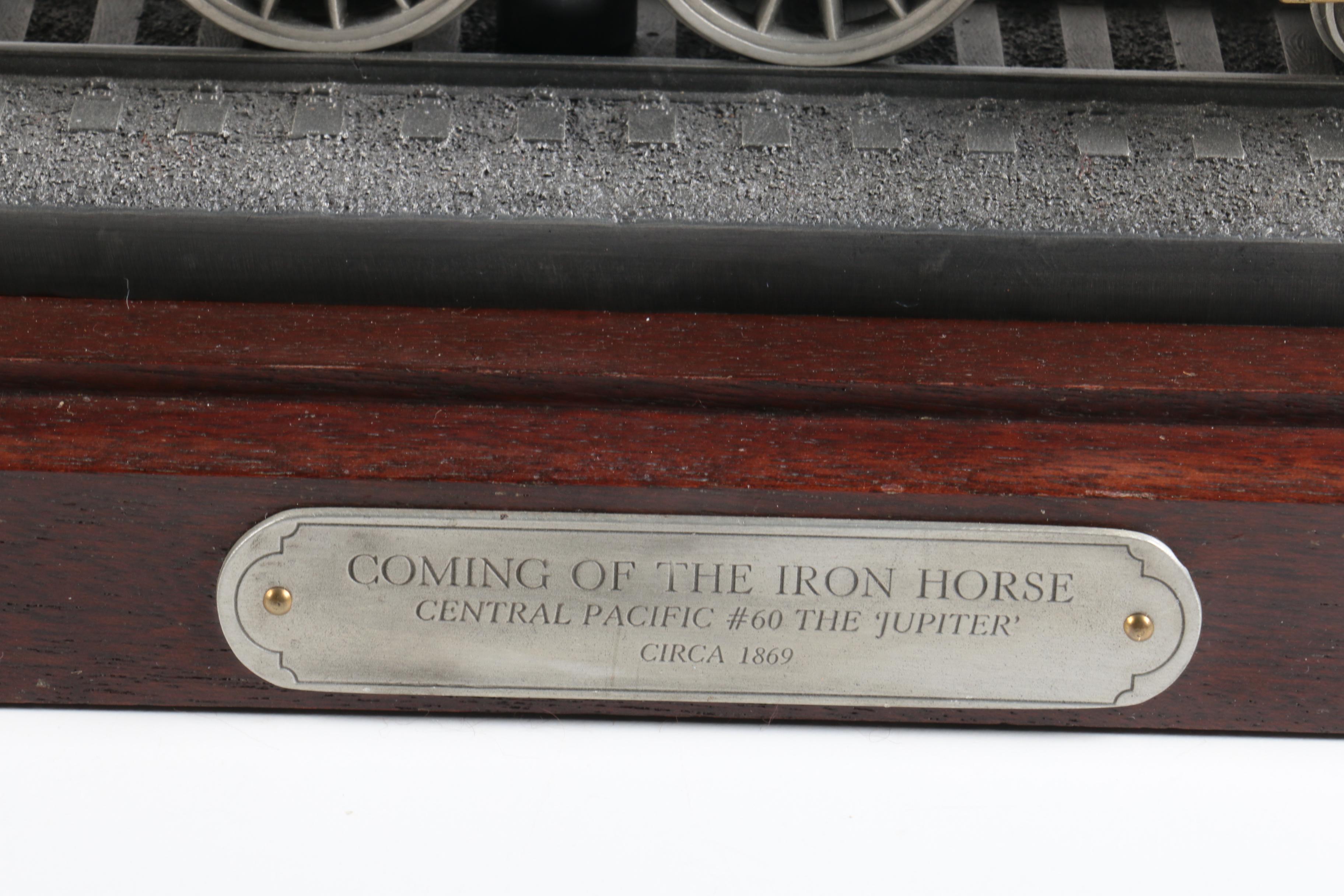 "Coming of the Iron Horse" Pewter Train Display