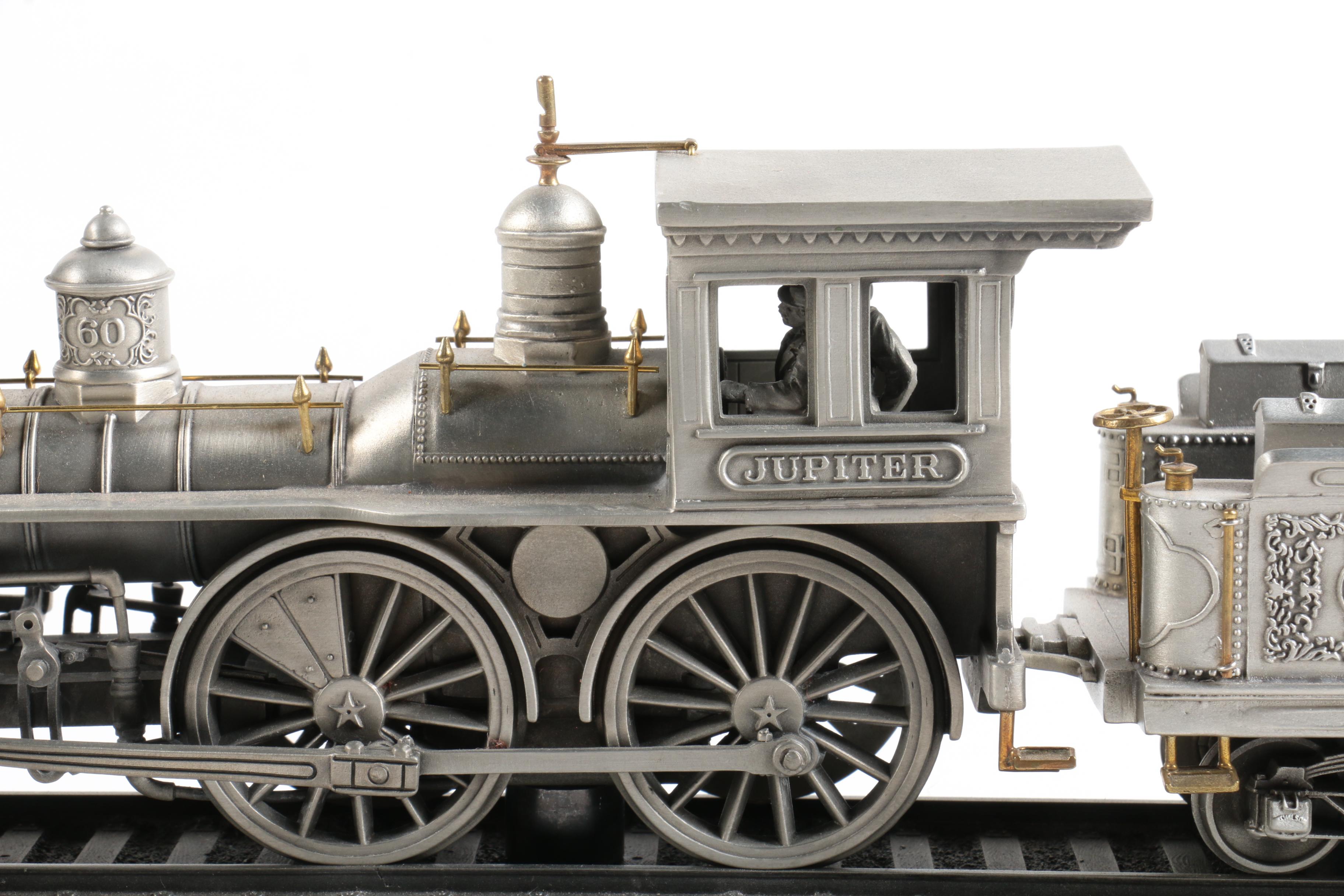 "Coming of the Iron Horse" Pewter Train Display