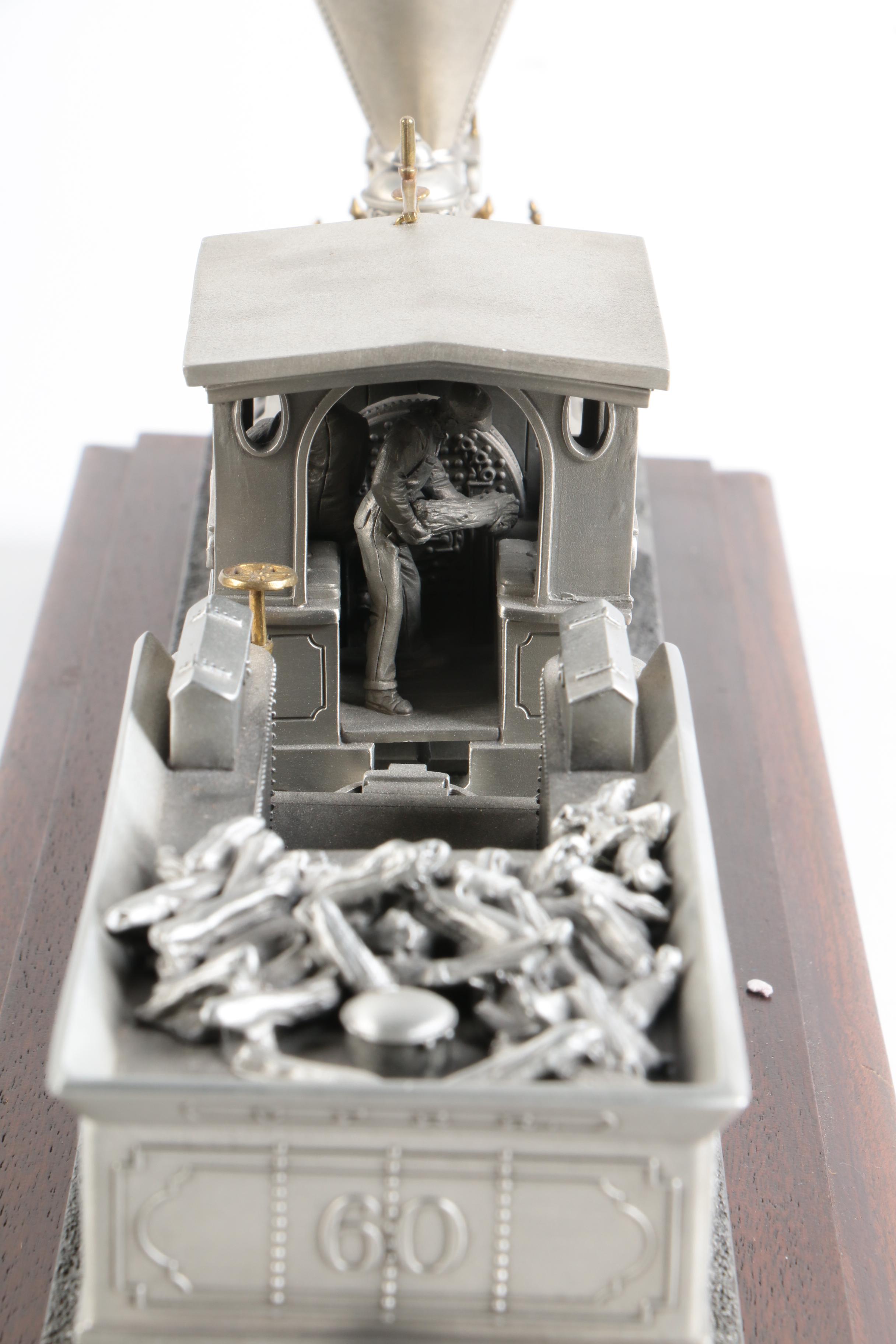 "Coming of the Iron Horse" Pewter Train Display