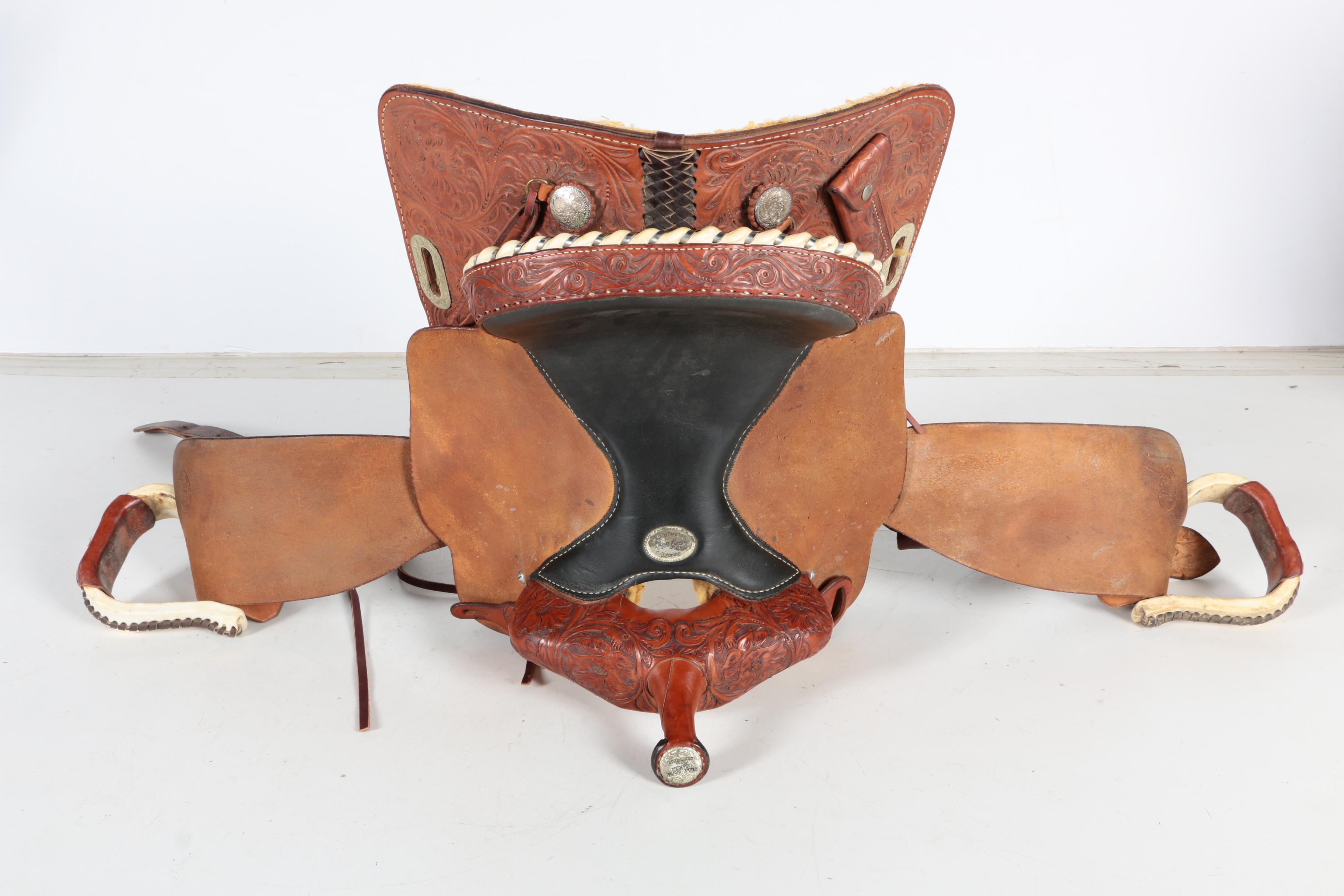 PRIORITY-Billy Cook Barrel Racing Saddle