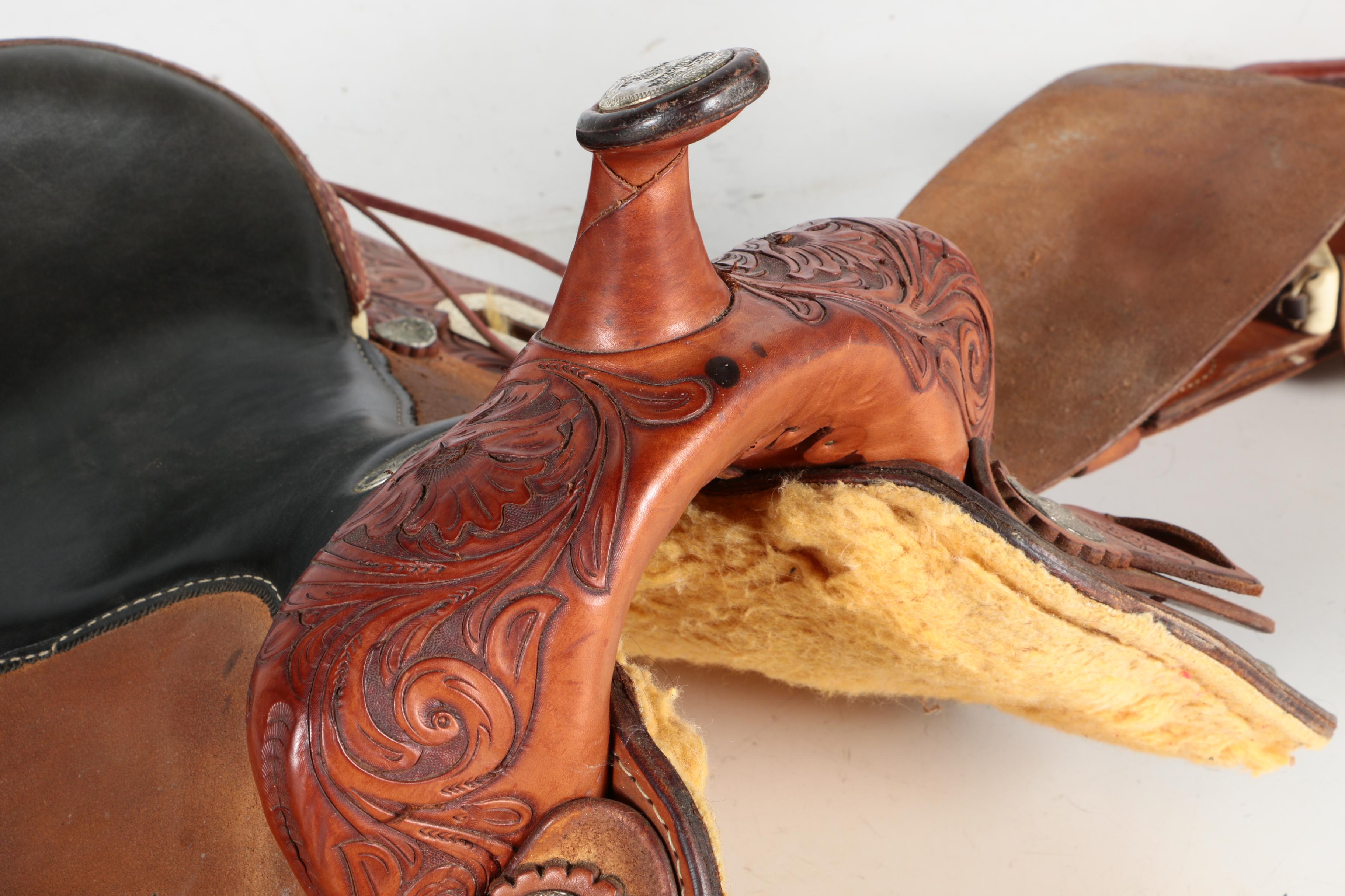 PRIORITY-Billy Cook Barrel Racing Saddle