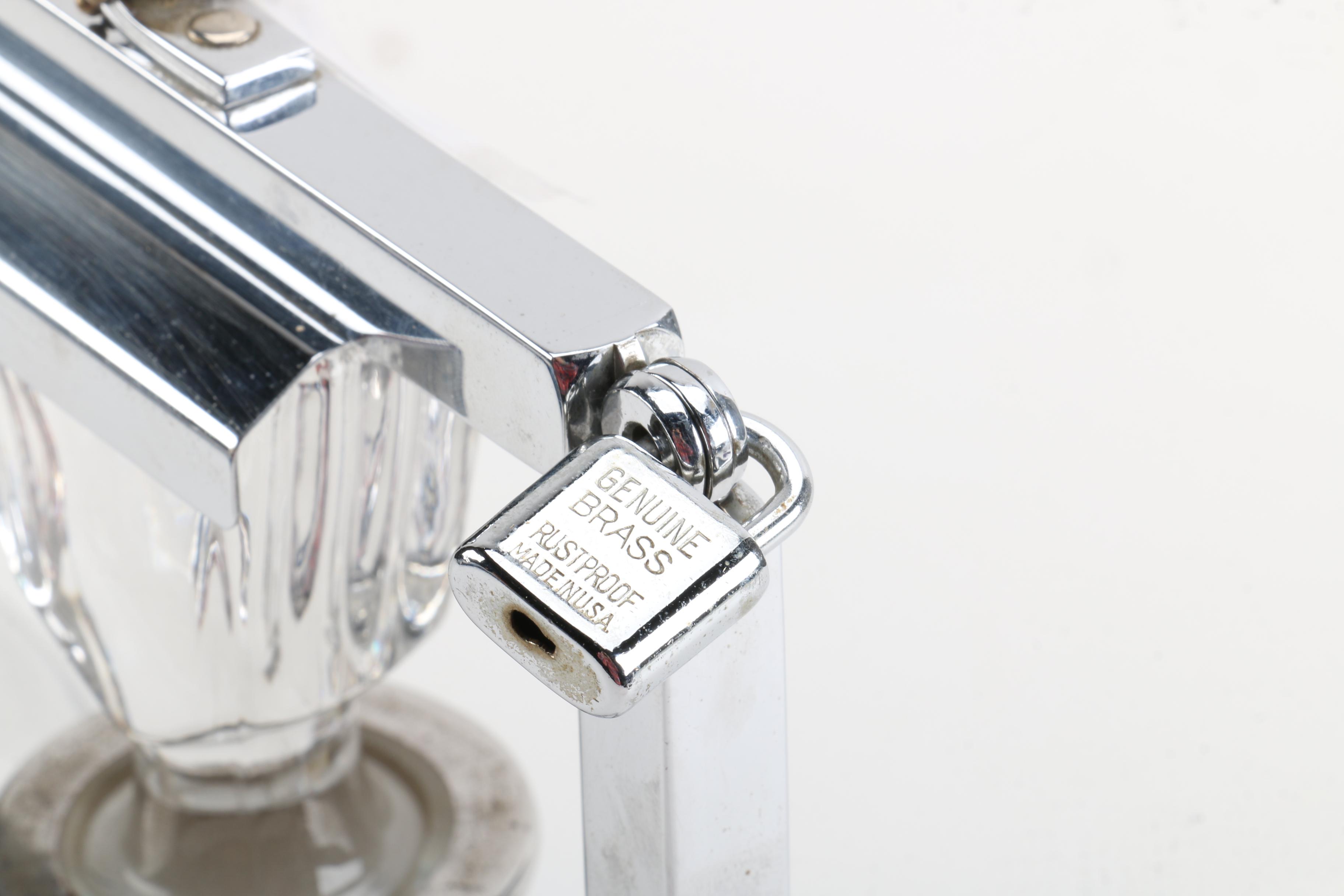 Georges Briard Silver Overlay Decanters with Tantalus