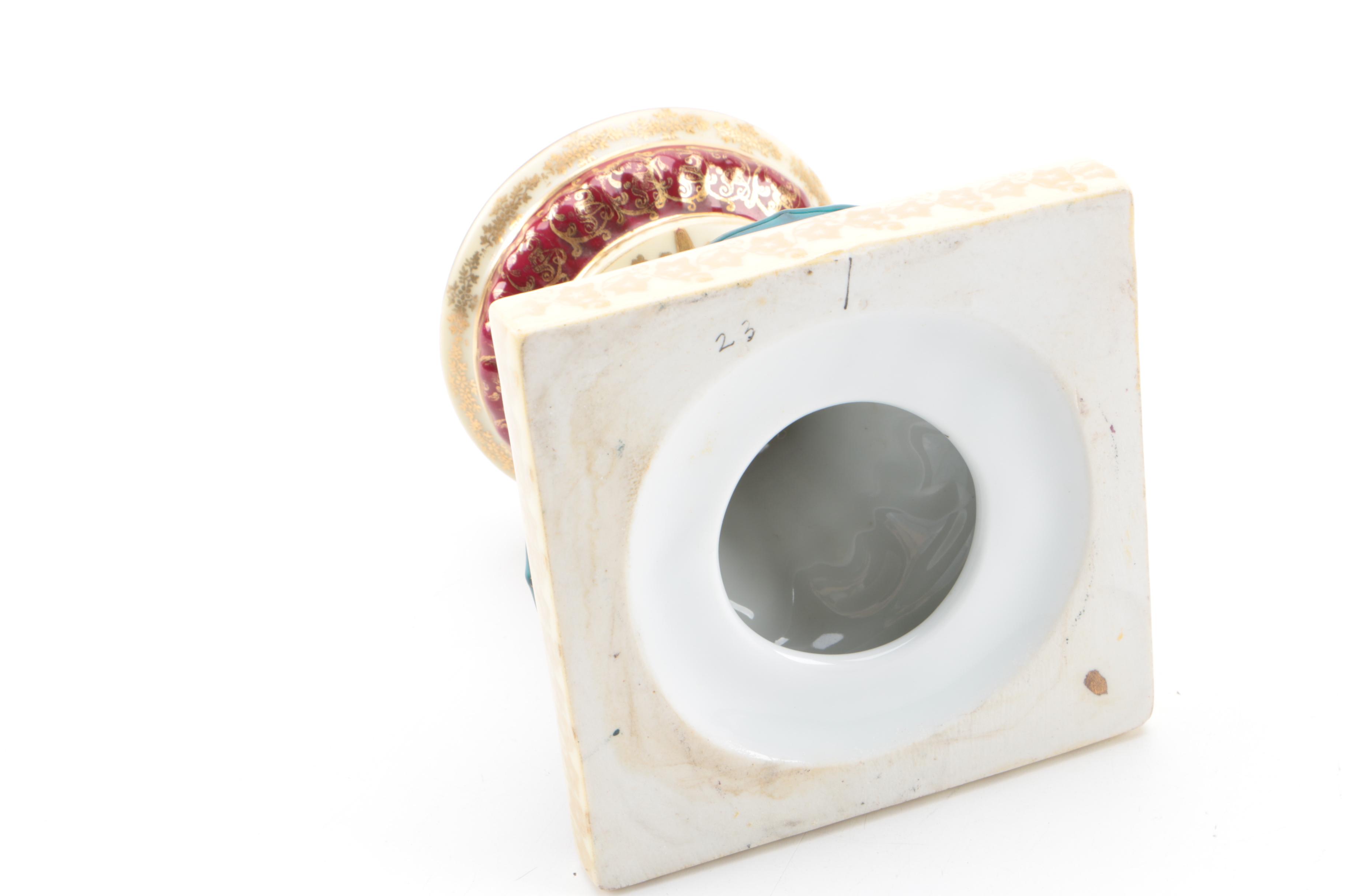 Ackermann and Fritze Royal Vienna Style Porcelain Urn