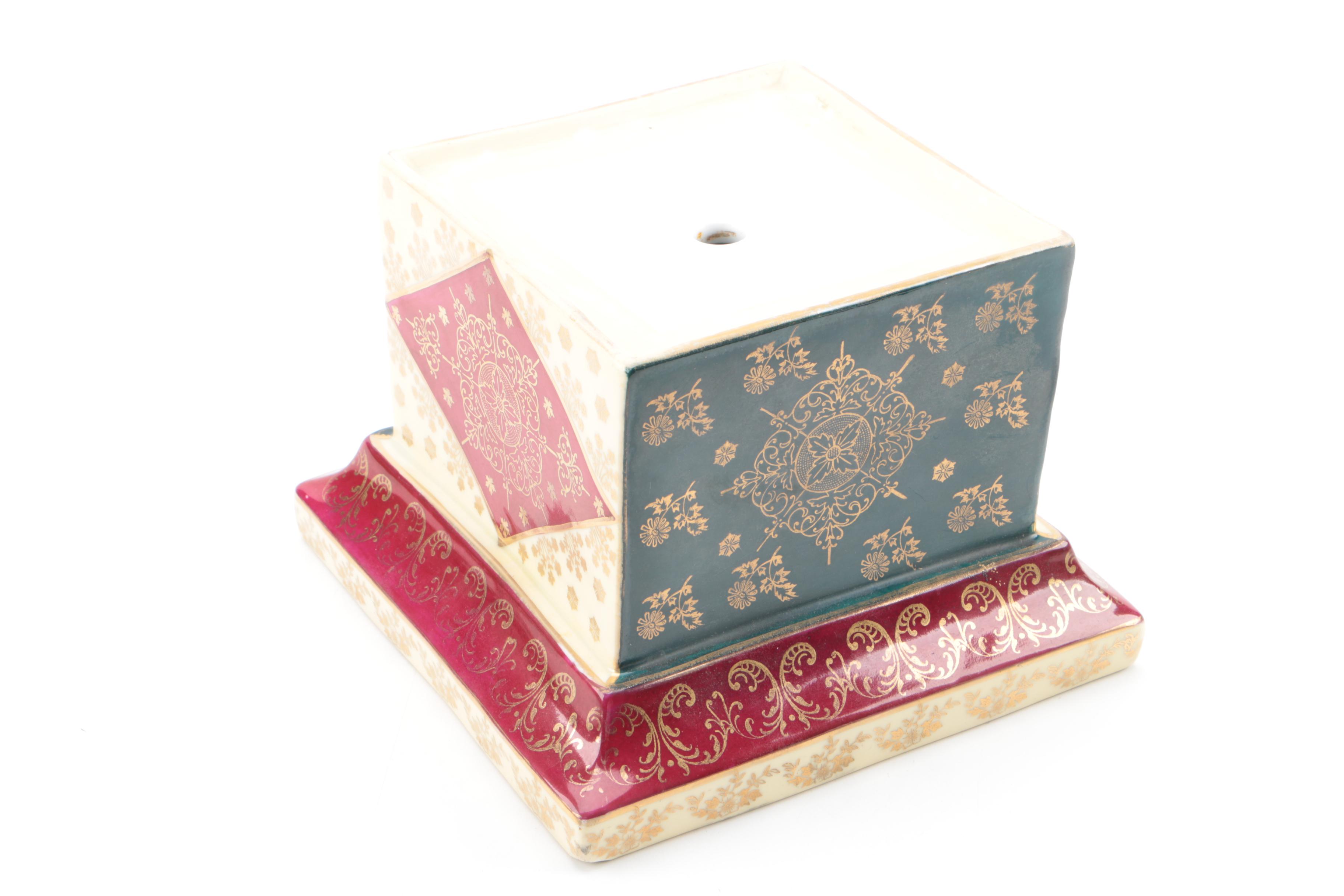 Ackermann and Fritze Royal Vienna Style Porcelain Urn