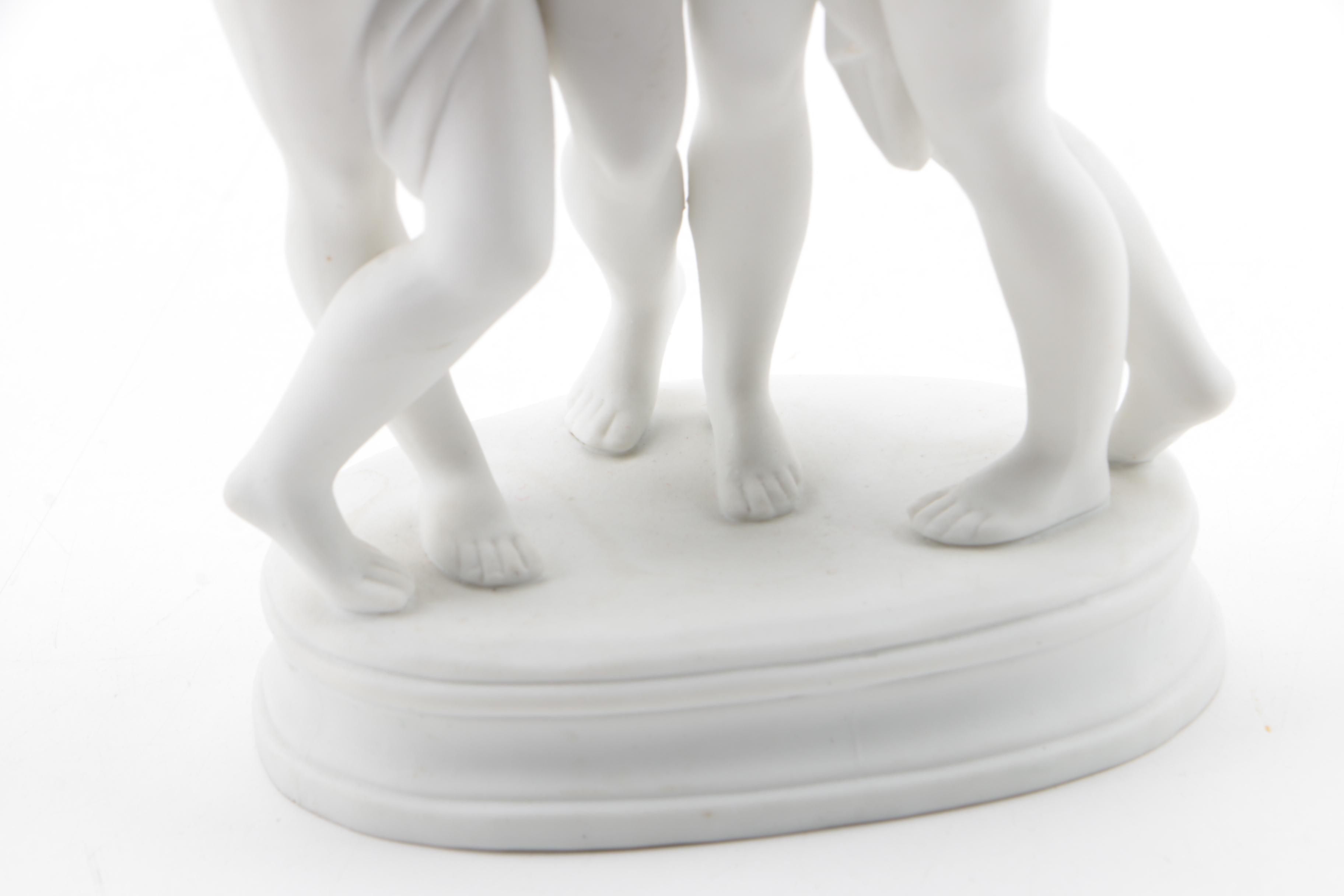 Bisque Reproduction  After The "Three Graces of Canova"
