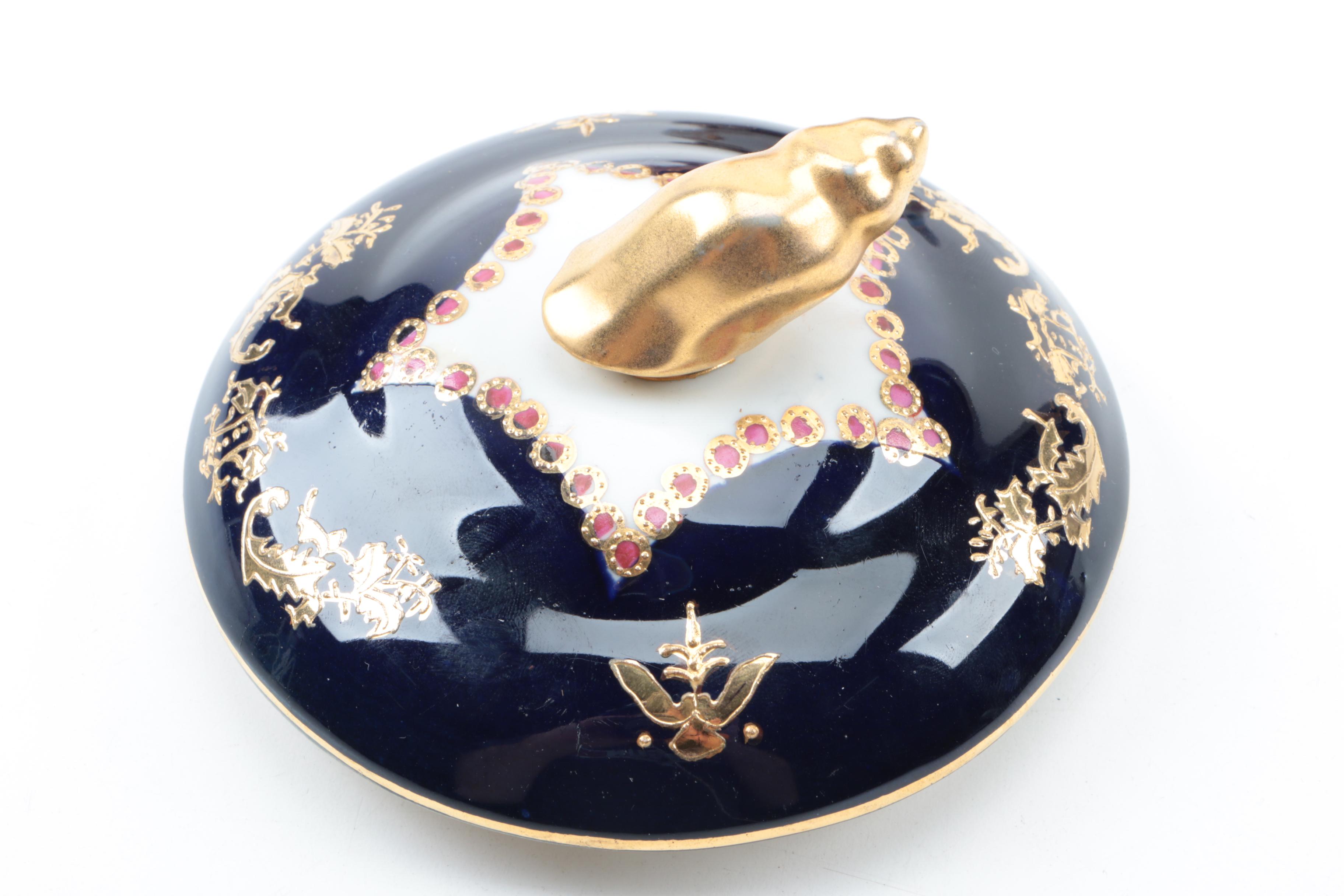 Sèvres Style Porcelain Covered Jar