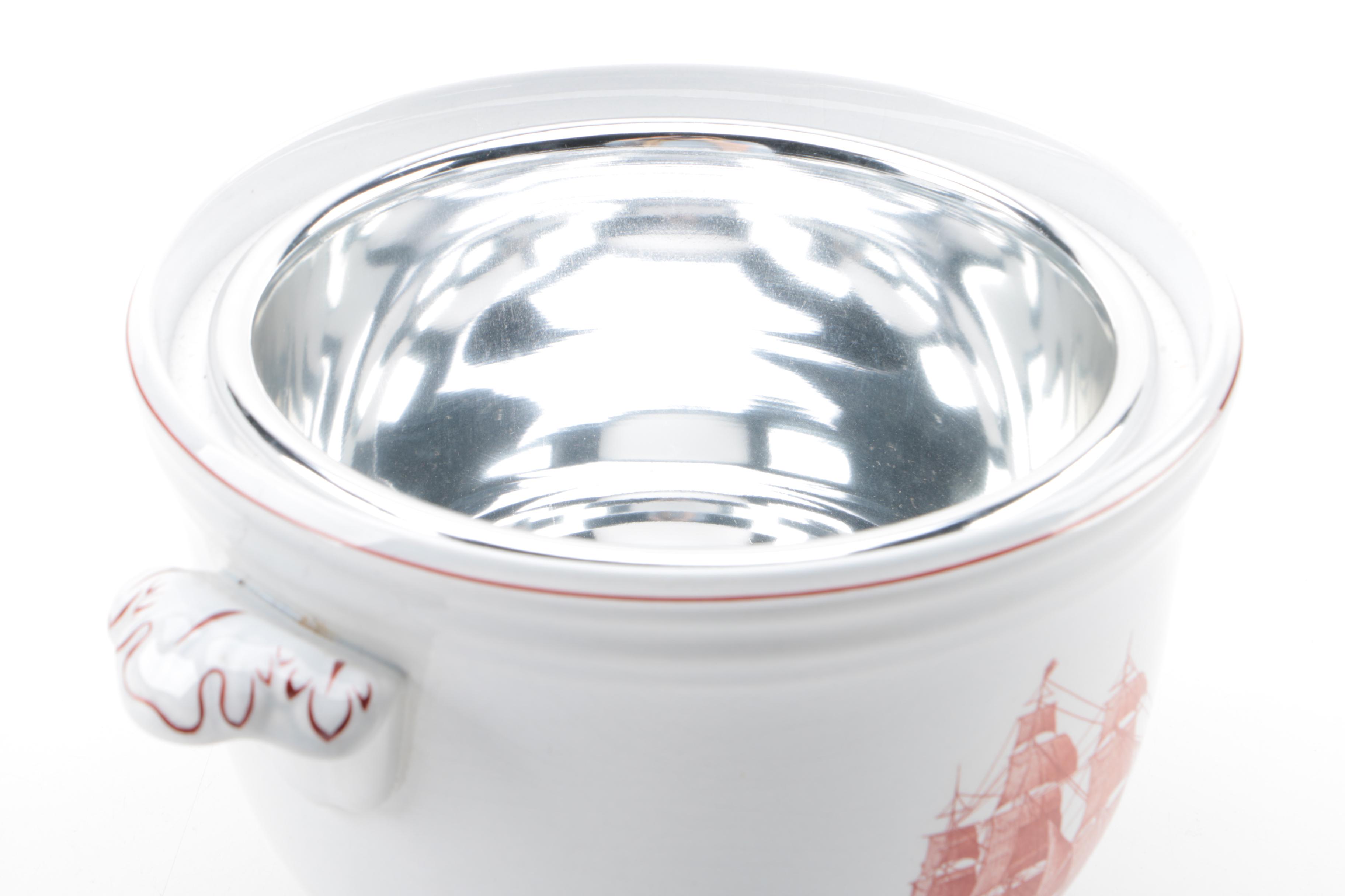 Wedgwood "Flying Cloud" Ice Bucket