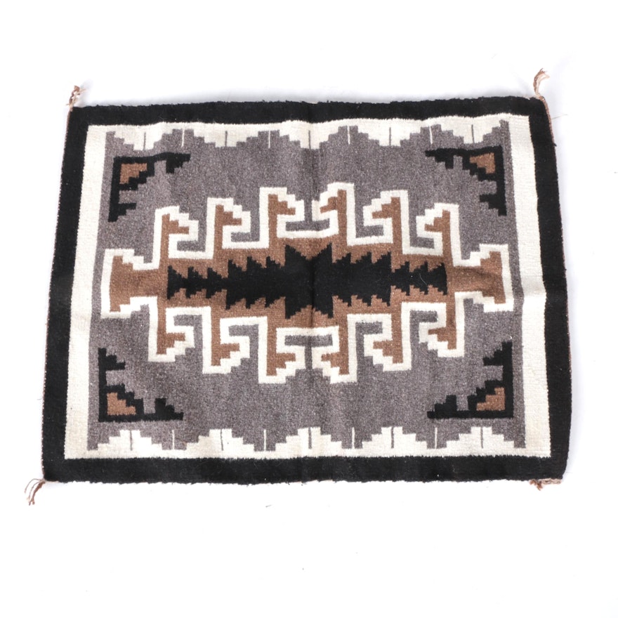 Handwoven Native American-Style Accent Rug
