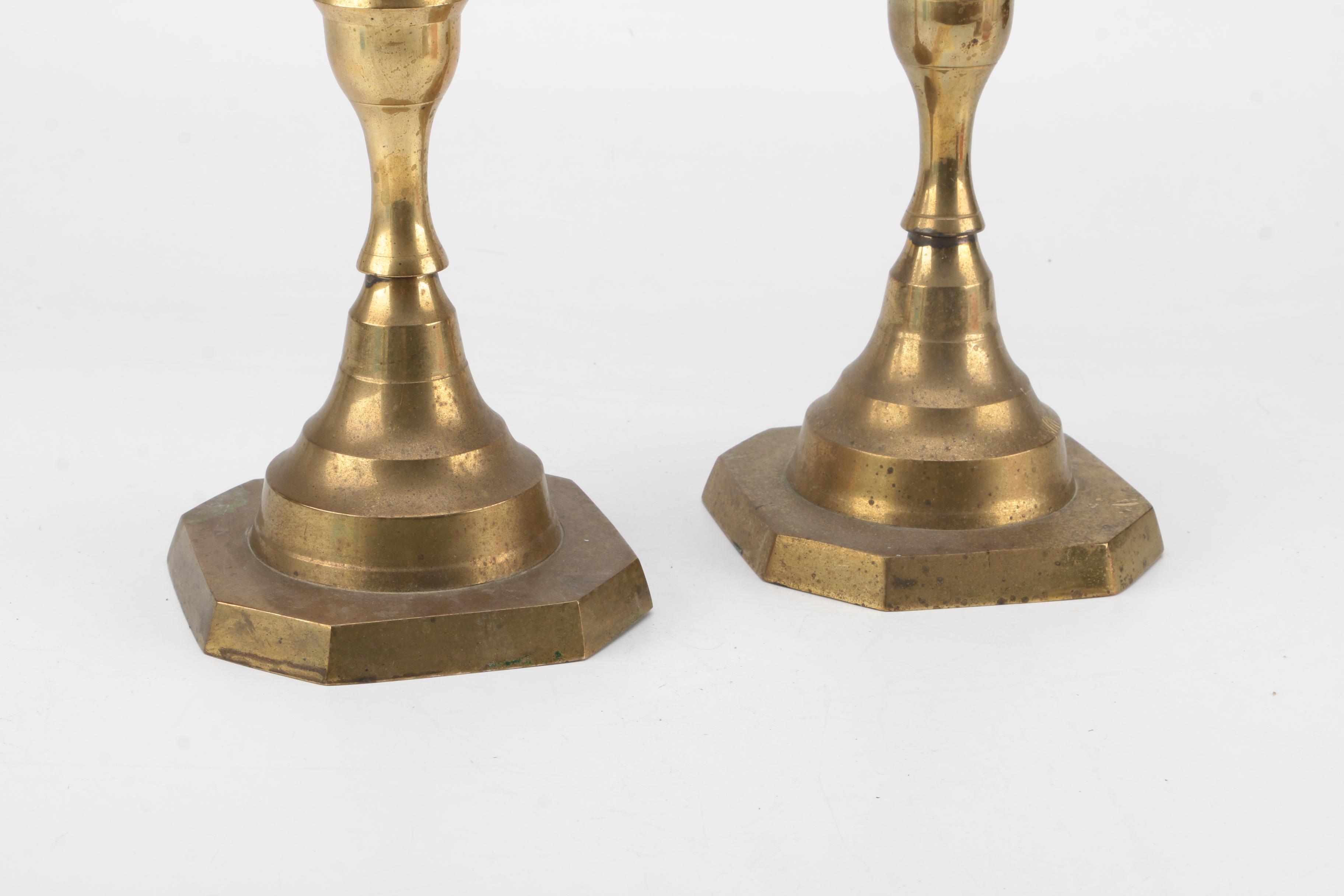Brass and Push Up Candlesticks