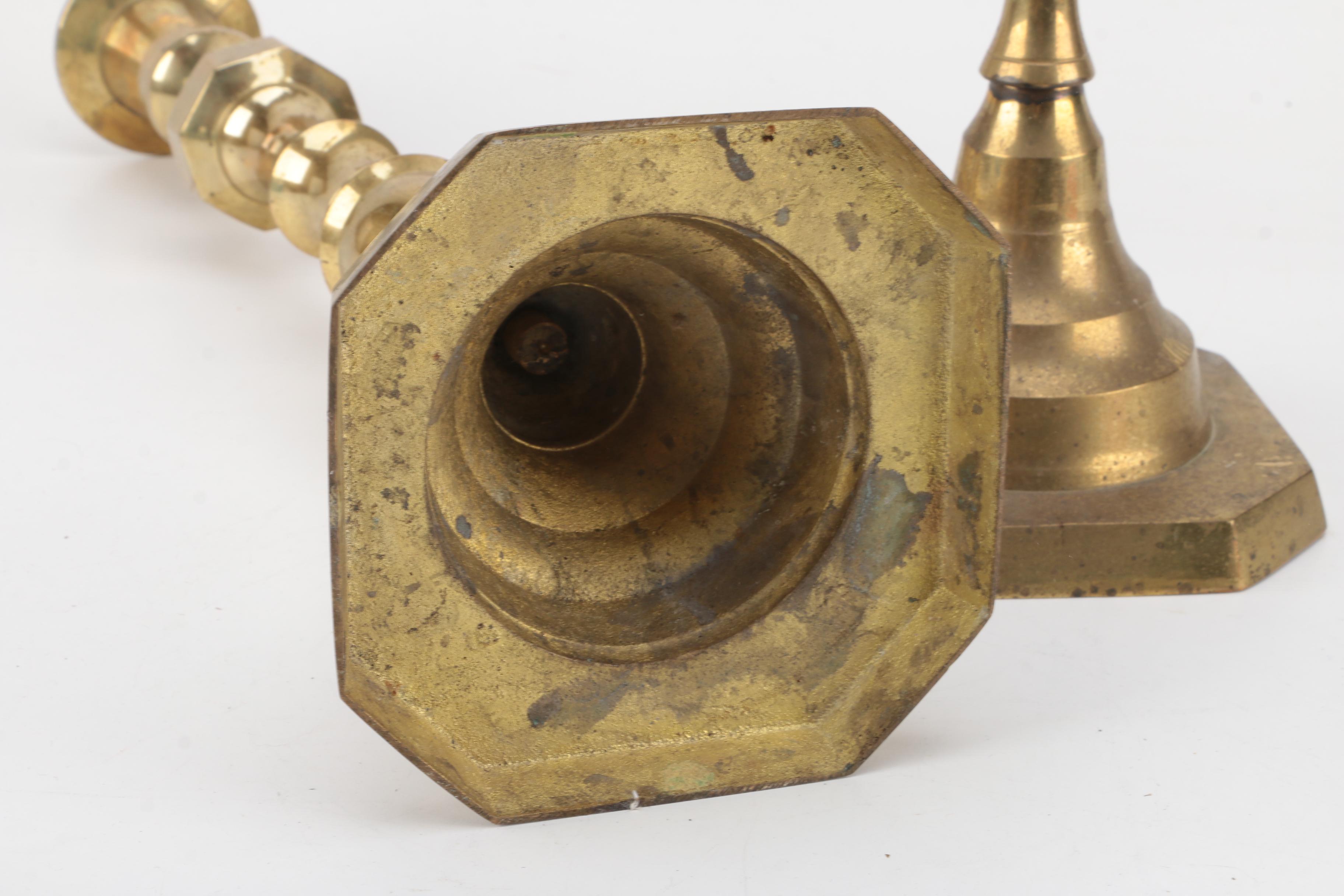 Brass and Push Up Candlesticks