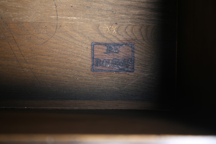 Antique French Chest by De Bournay Re-Purposed into Sink Cabinet