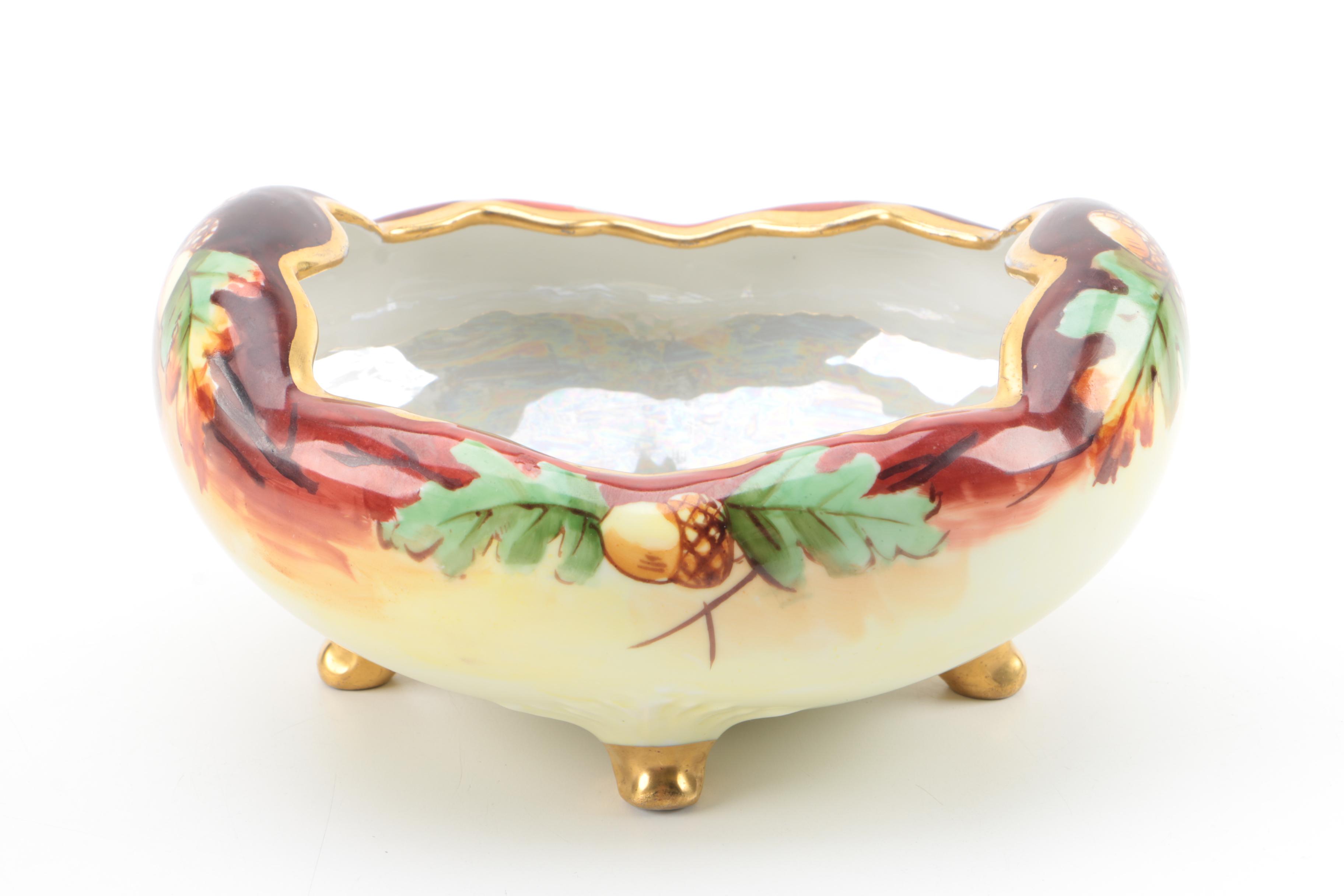 MZ Austria and Bavarian Hand-painted Porcelain Bowls