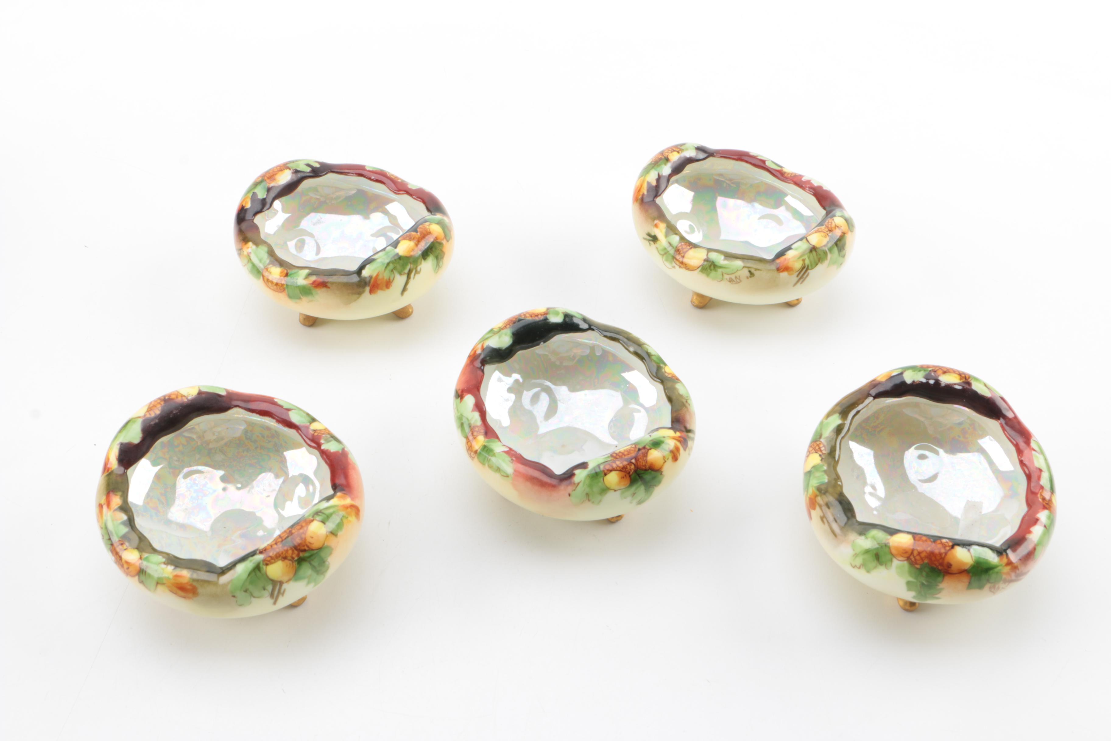 MZ Austria and Bavarian Hand-painted Porcelain Bowls