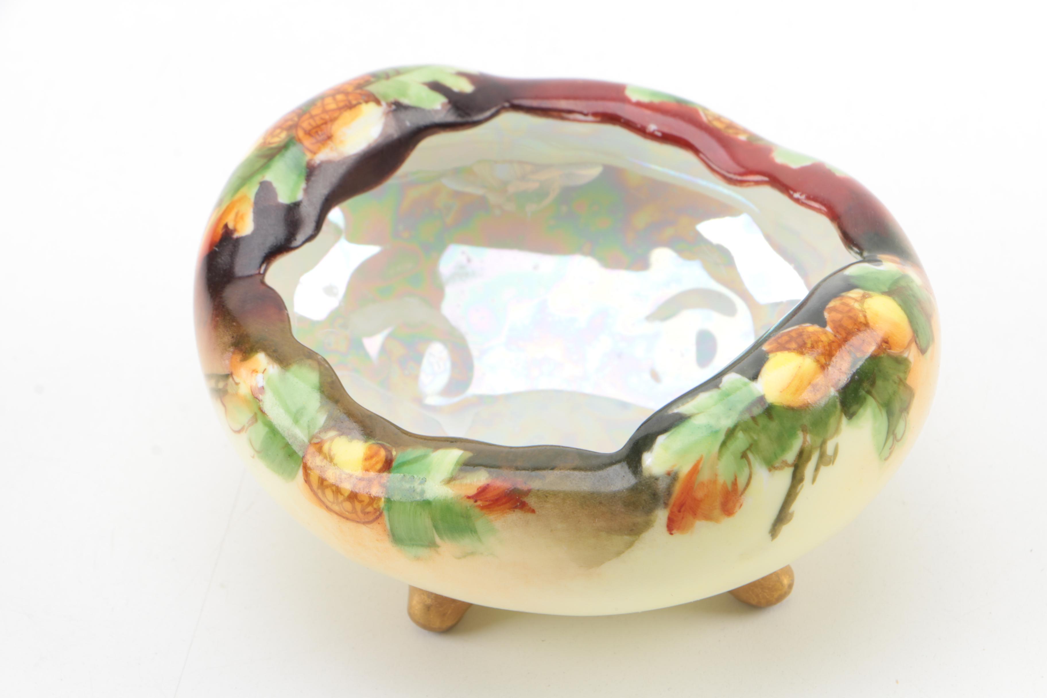 MZ Austria and Bavarian Hand-painted Porcelain Bowls