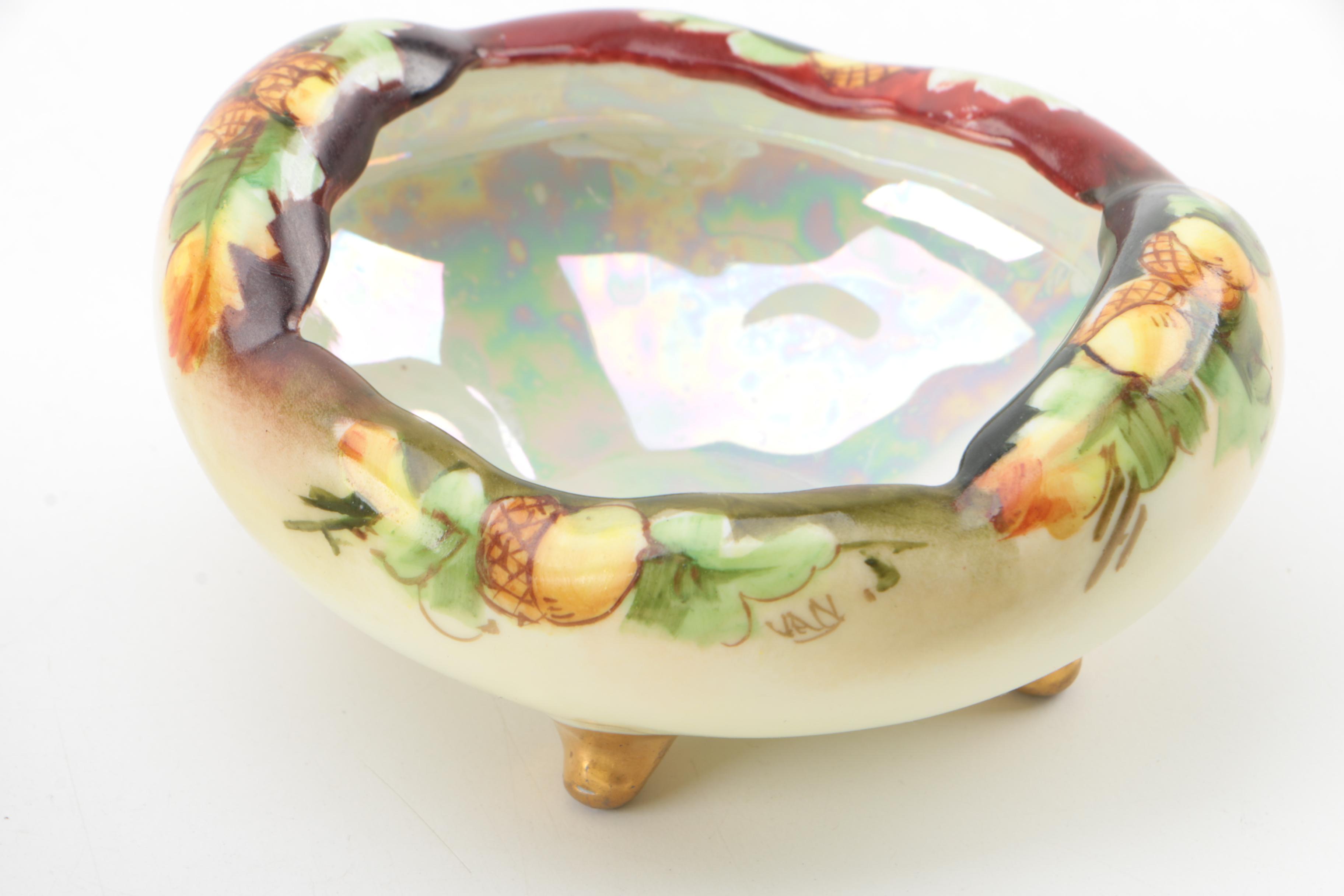 MZ Austria and Bavarian Hand-painted Porcelain Bowls