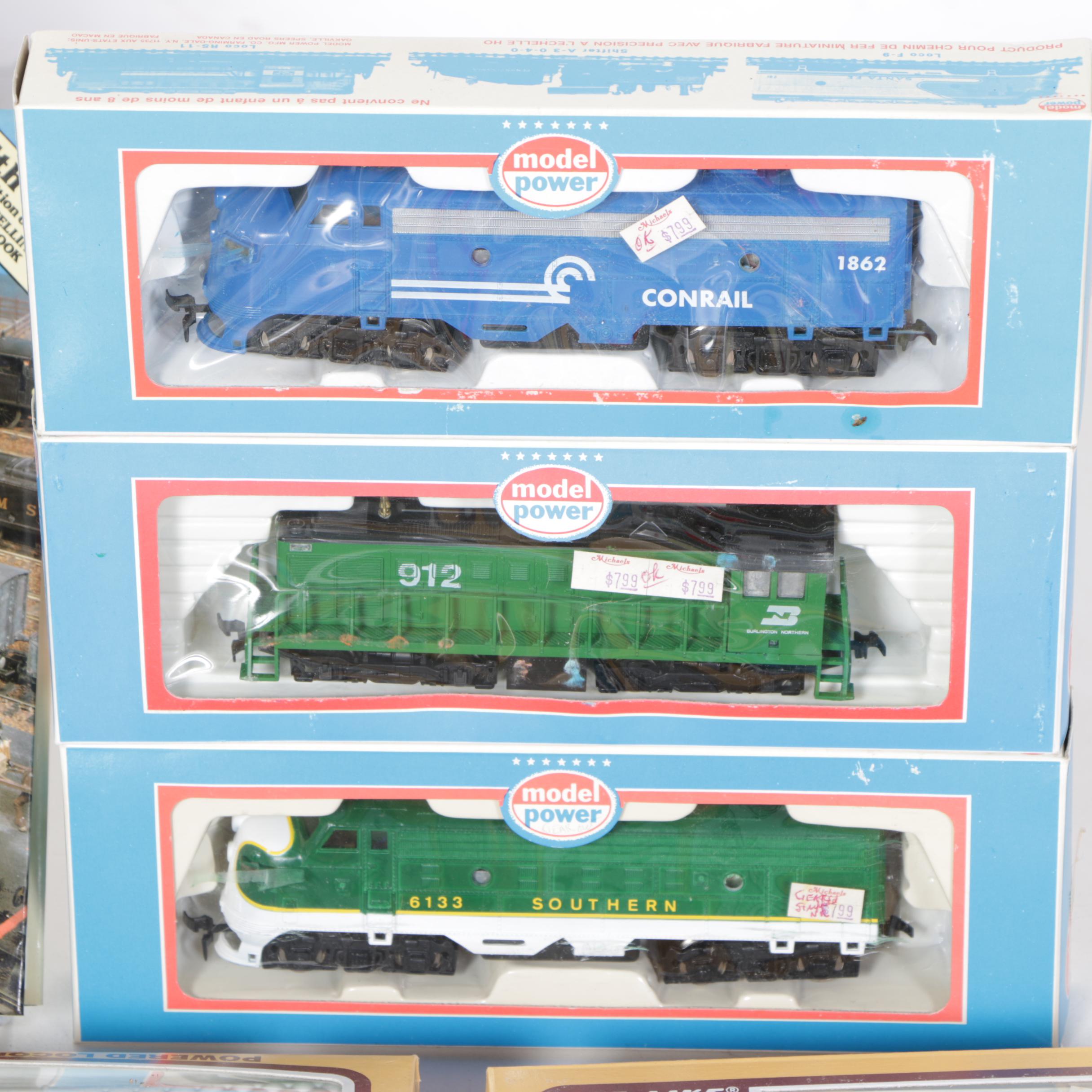 Train Cars, Accessories, and Guide Book