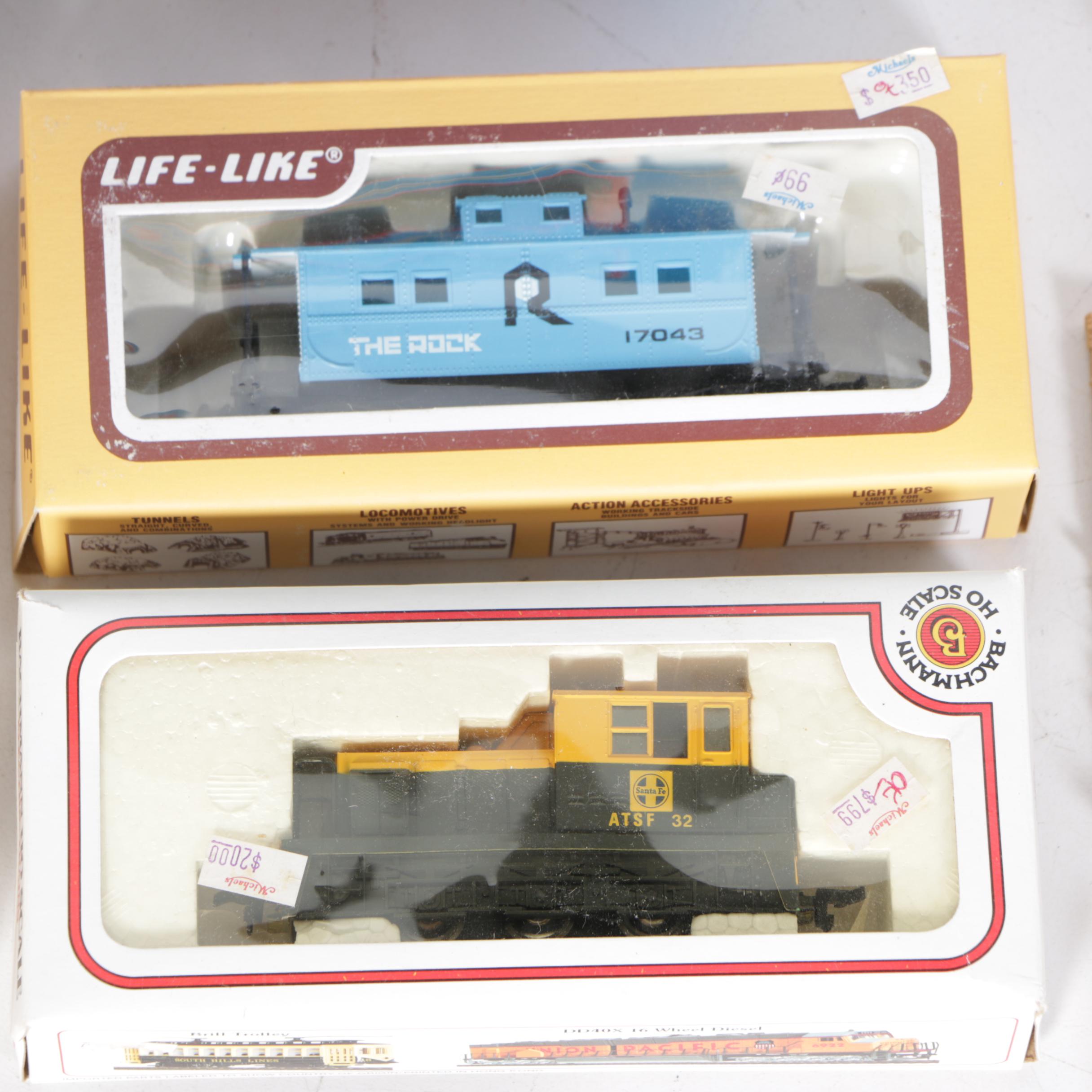 Train Cars, Accessories, and Guide Book