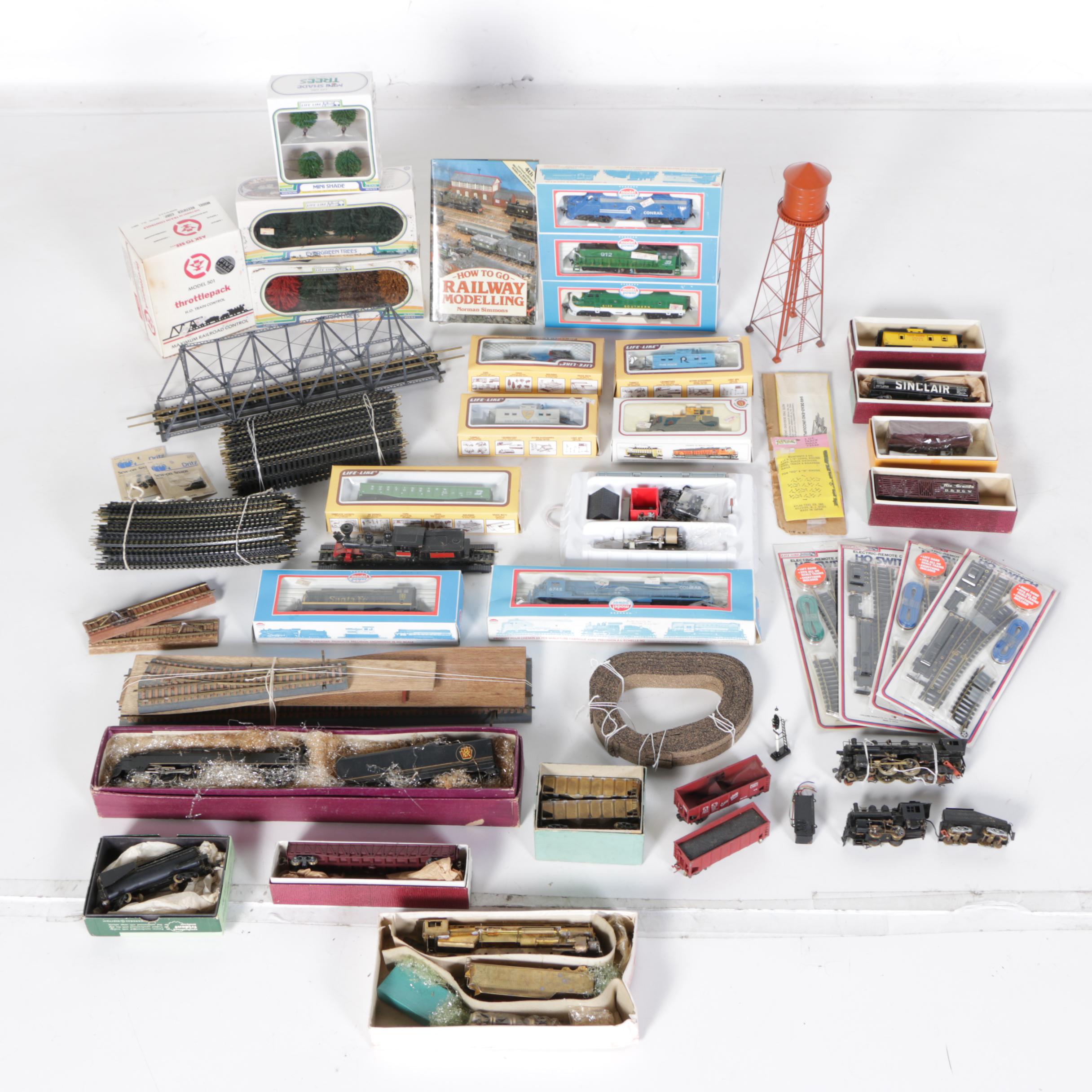 Train Cars, Accessories, and Guide Book