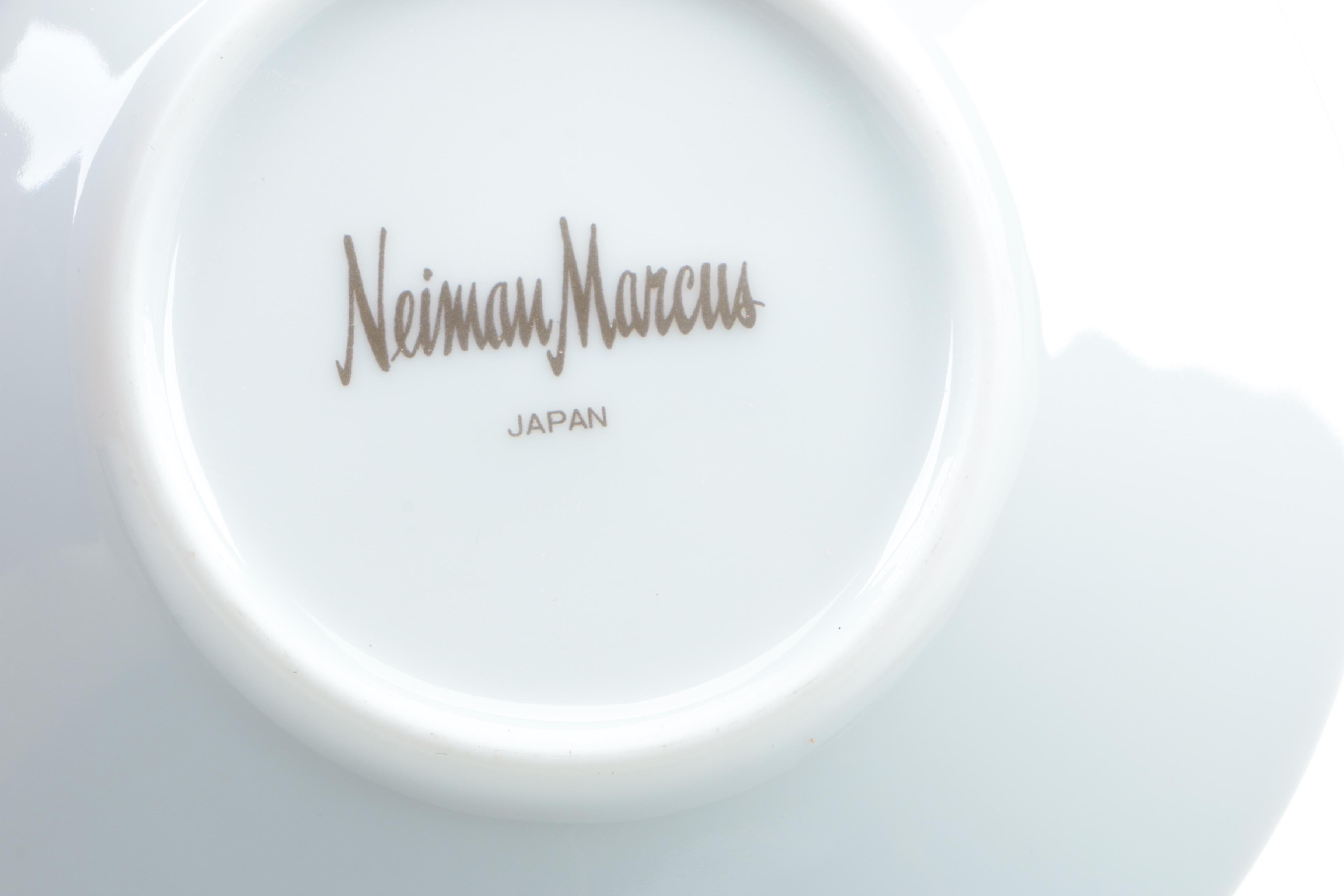 Neiman Marcus Demitasse Cups and Saucers Set