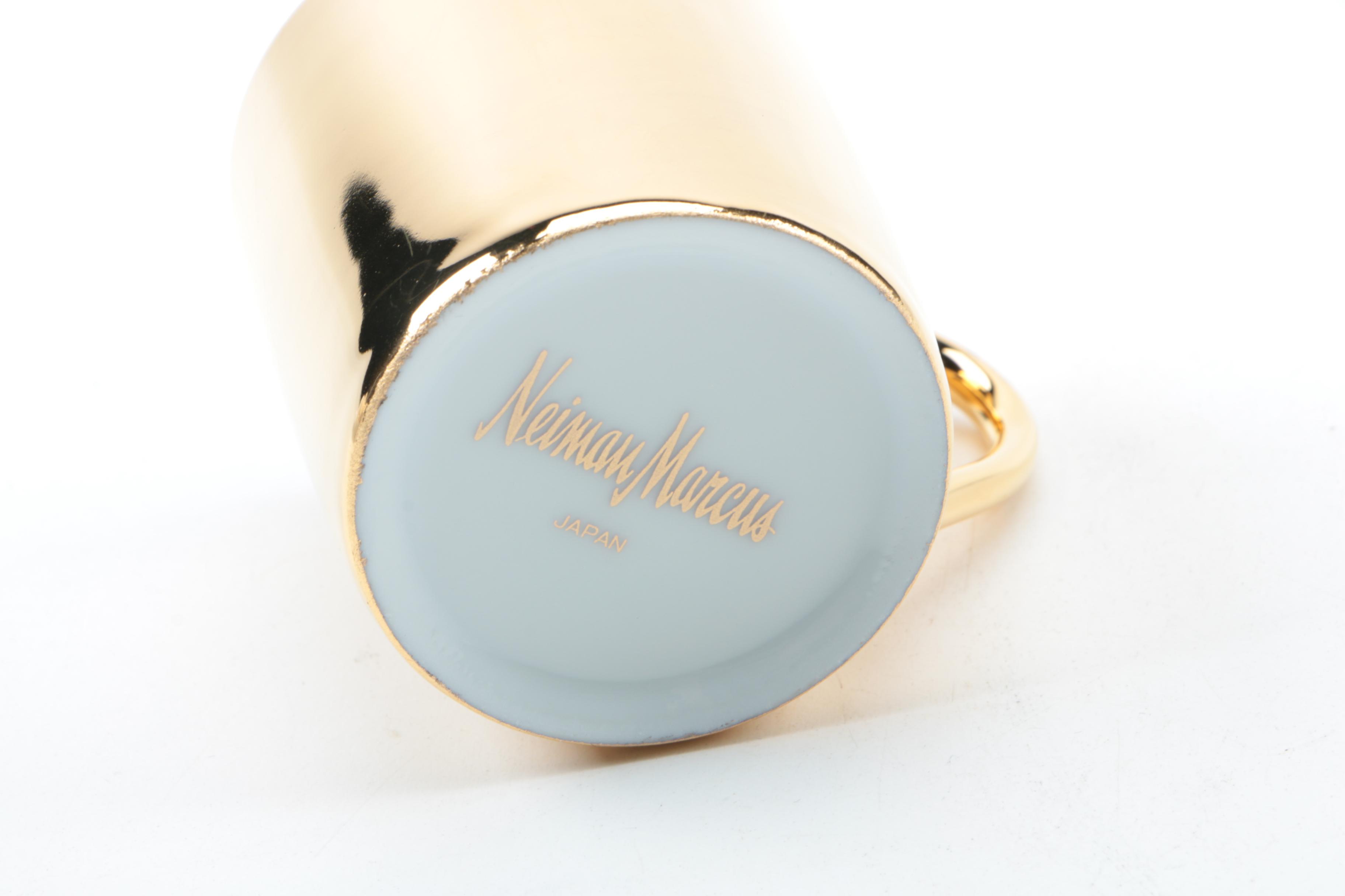 Neiman Marcus Demitasse Cups and Saucers Set