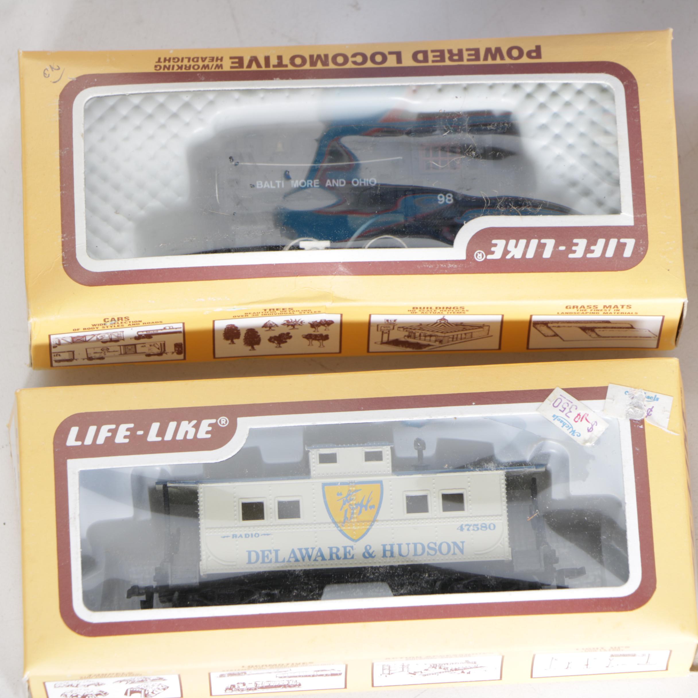 Train Cars, Accessories, and Guide Book