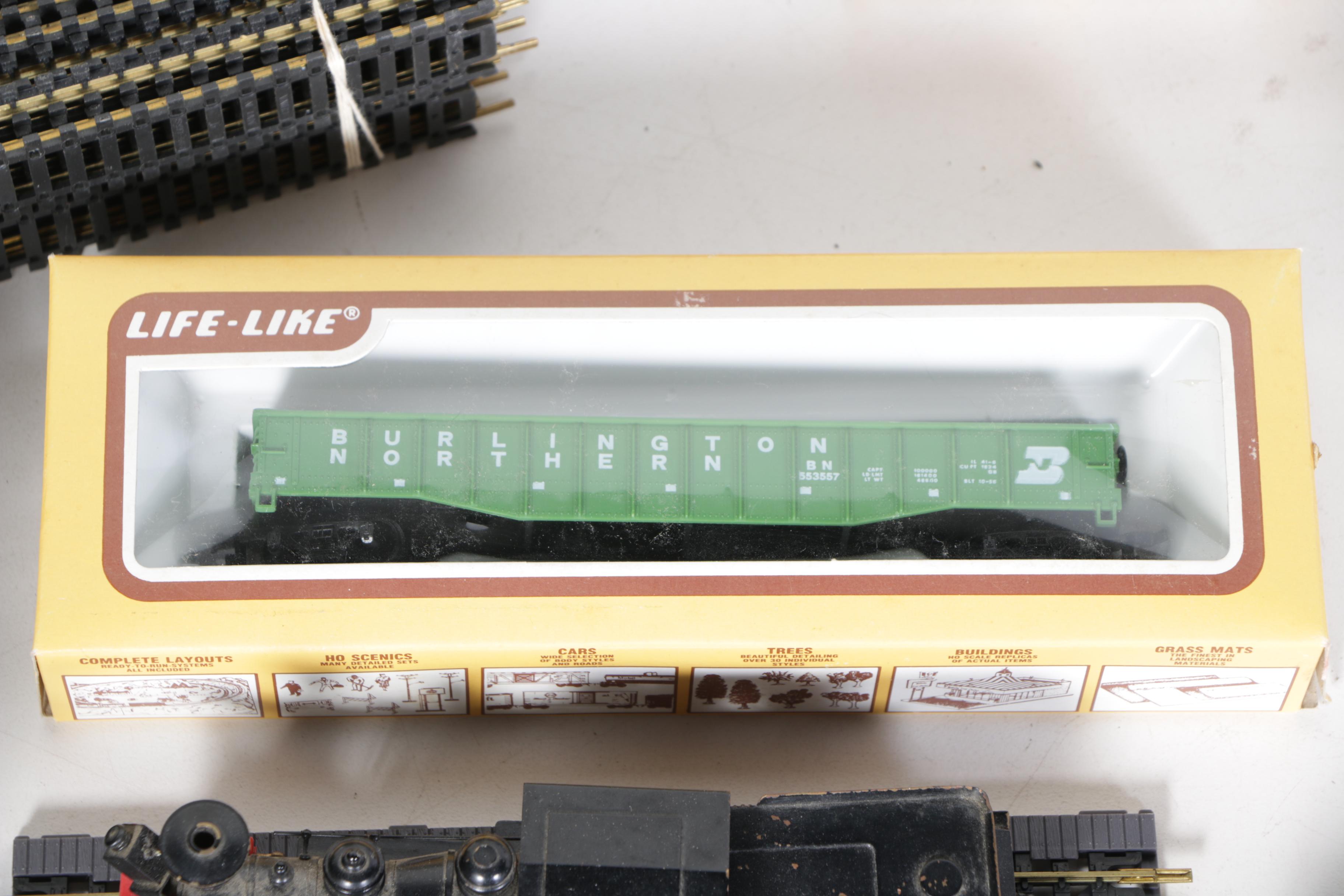 Train Cars, Accessories, and Guide Book