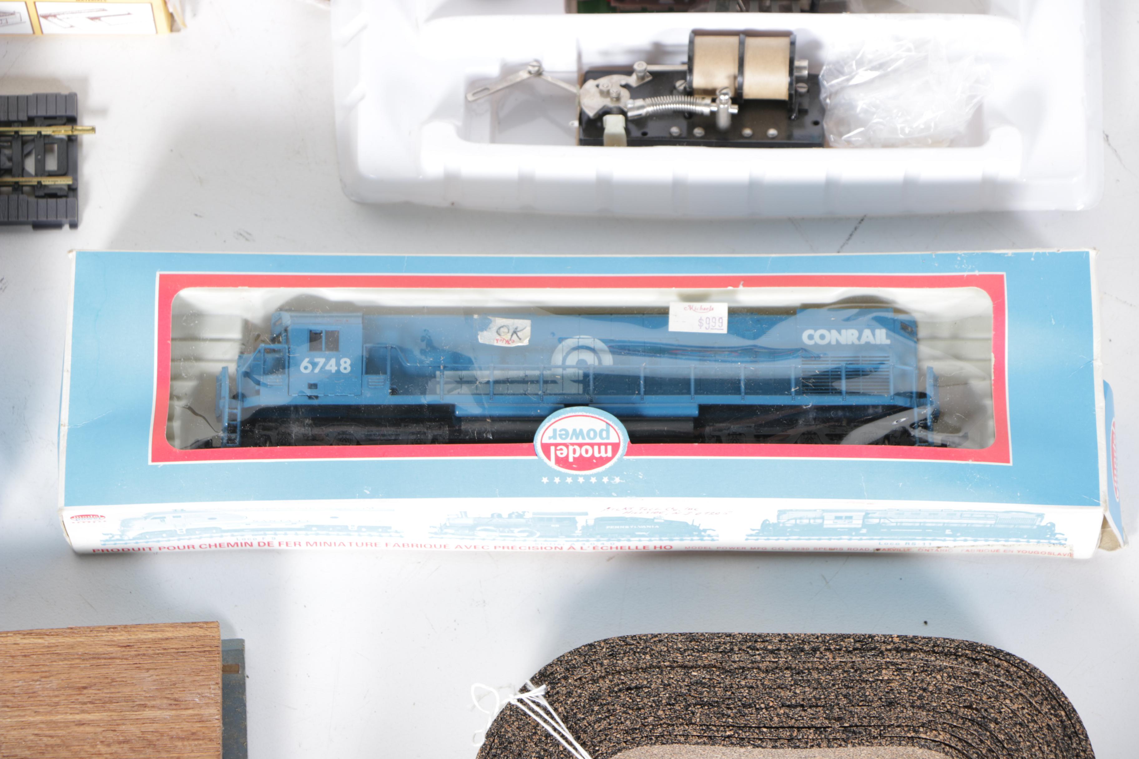 Train Cars, Accessories, and Guide Book