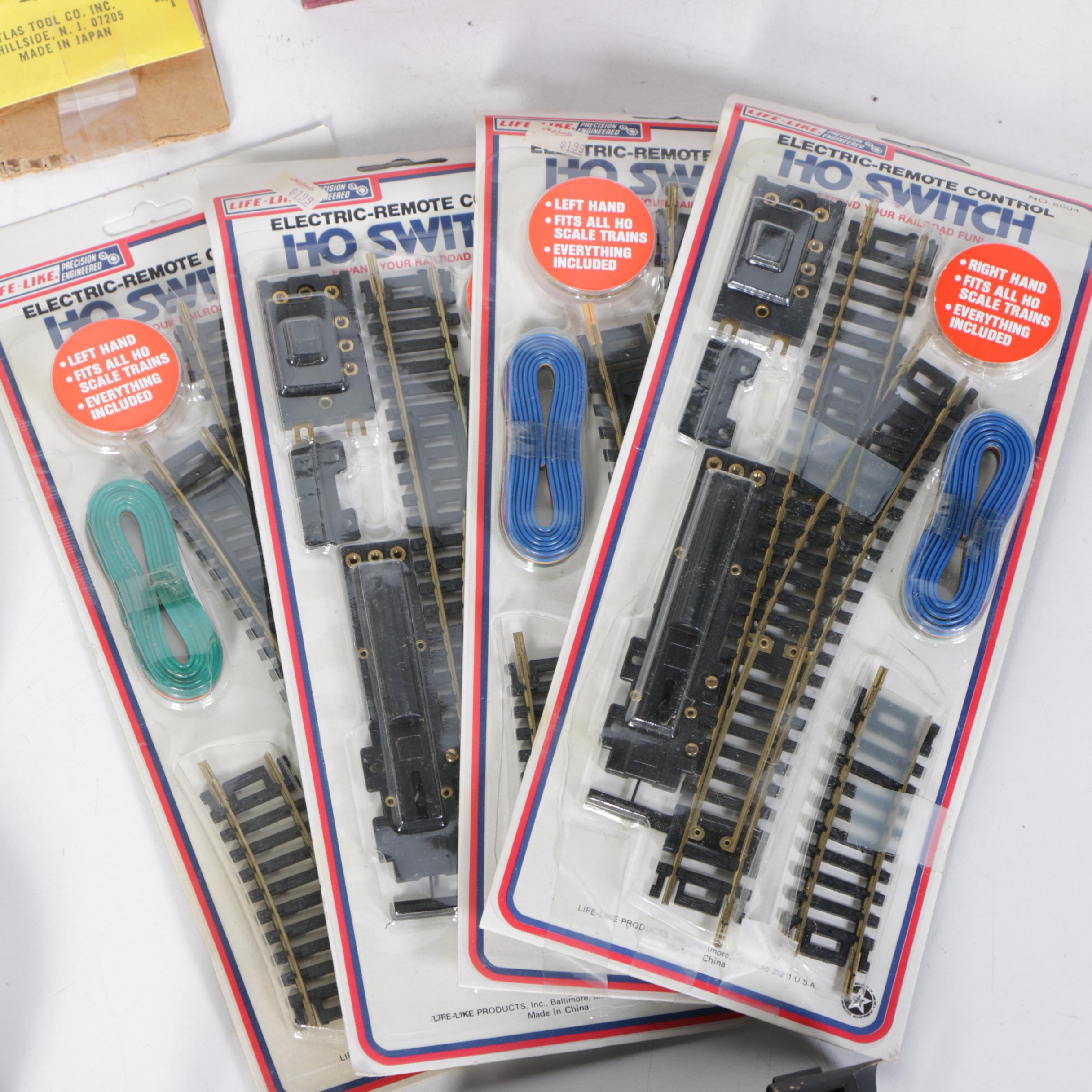 Train Cars, Accessories, and Guide Book