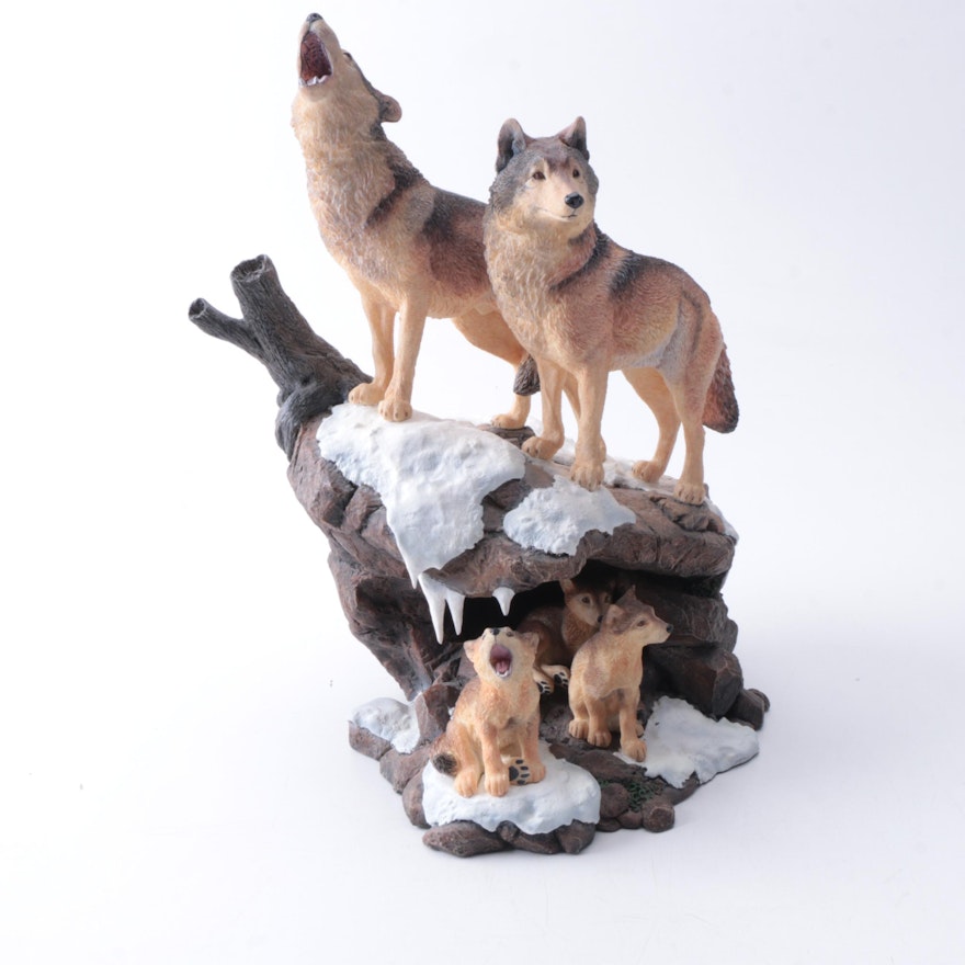 Danbury Mint "Wilderness Call" Figurine by Nick Bibby
