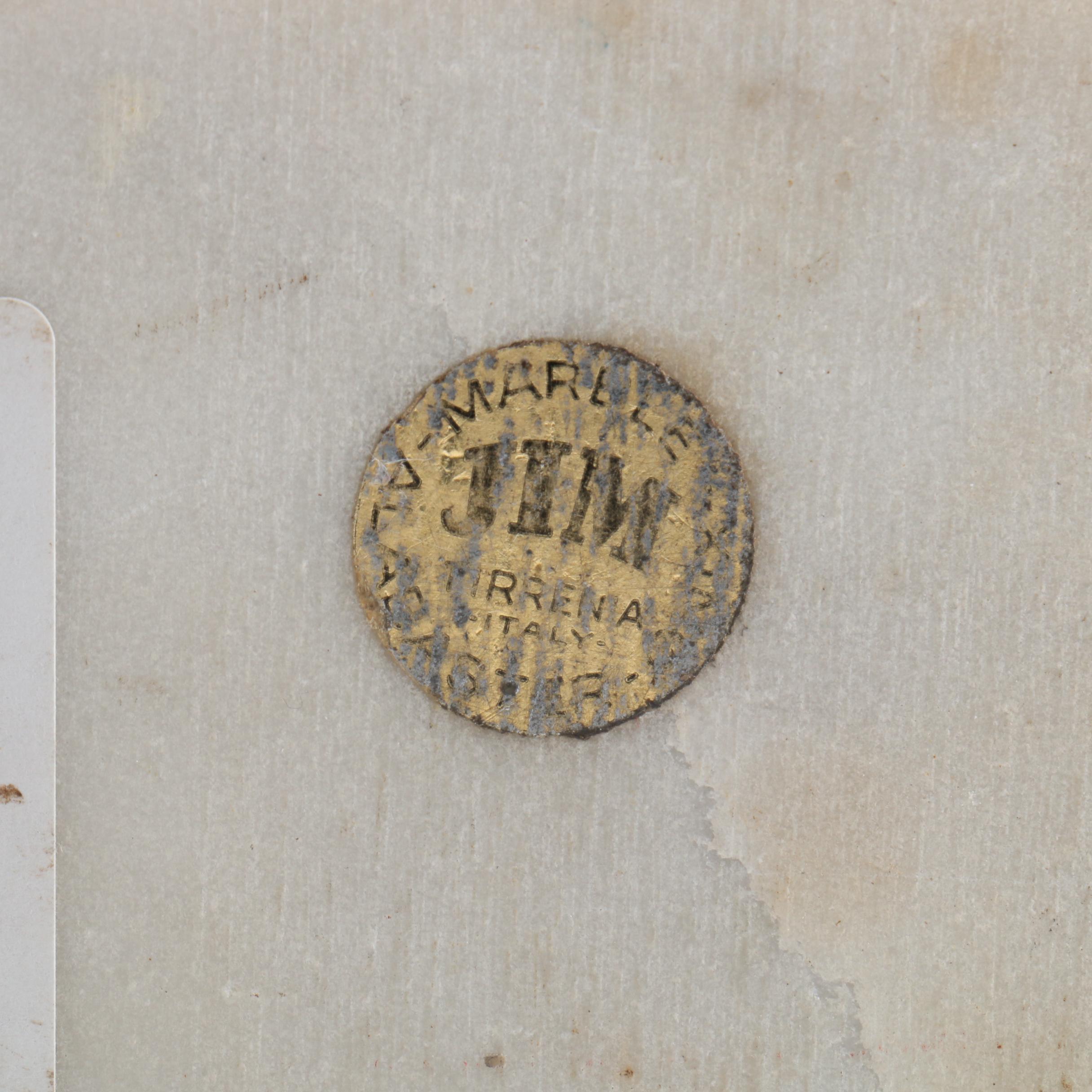 Mid-Century Italian Reproduction Alabaster Figure After Michelangelo's "Moses"