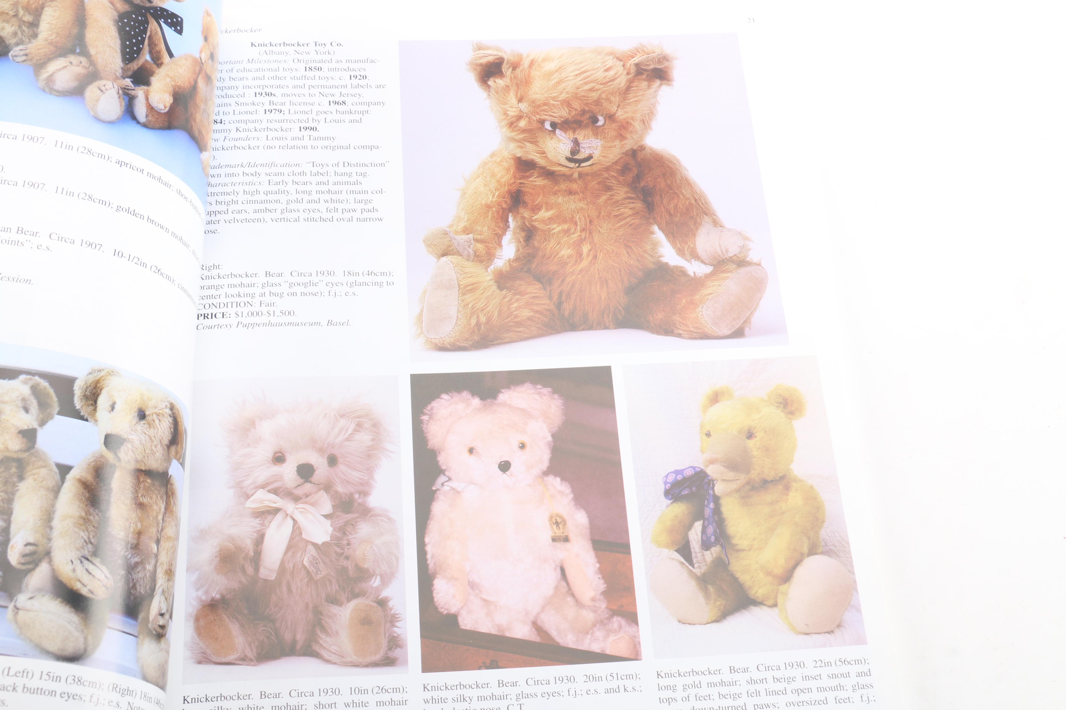 Teddy Bear Collector's Books Featuring Steiff