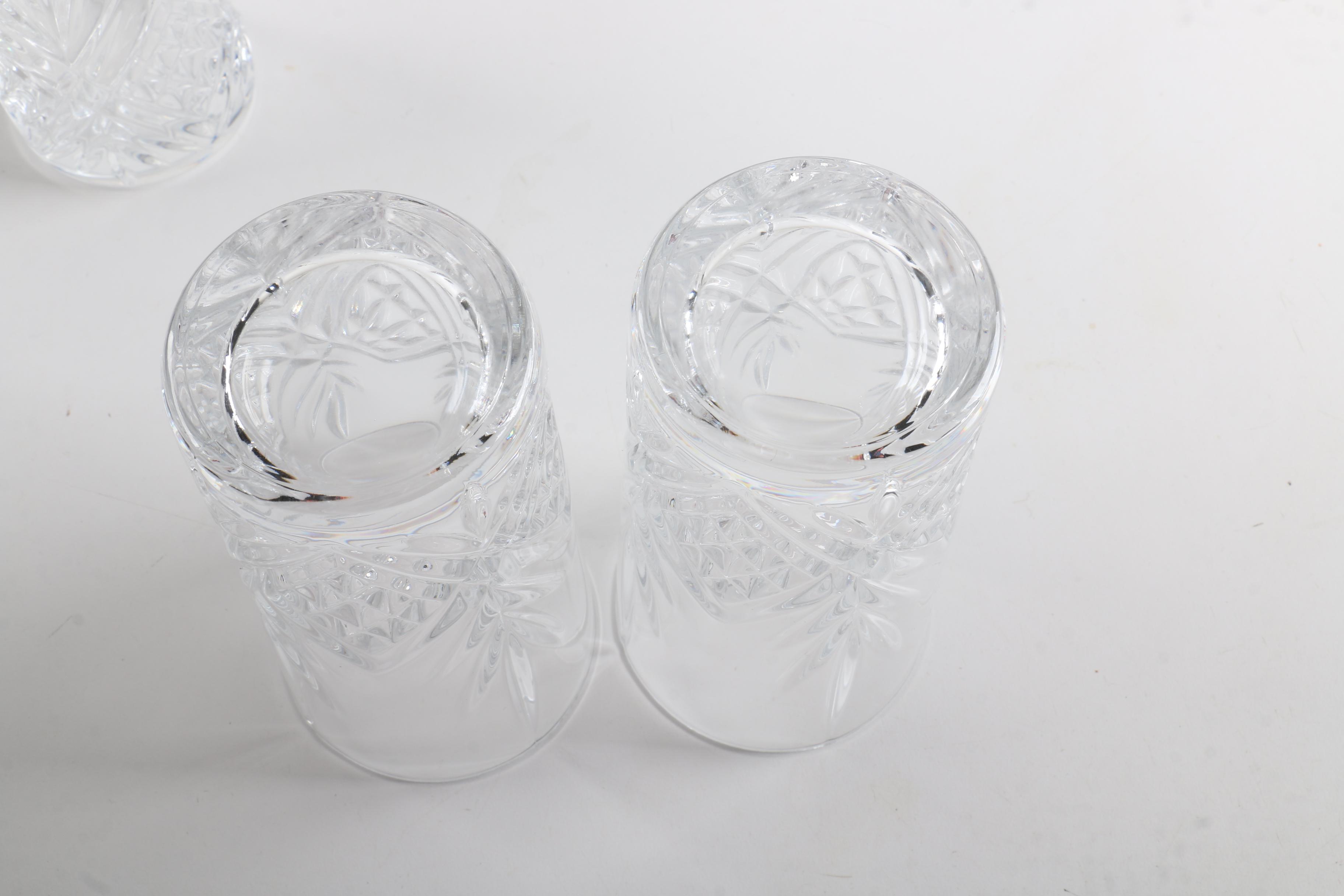 Cristal D’Arques France "Masquerade" Crystal Barware Glasses