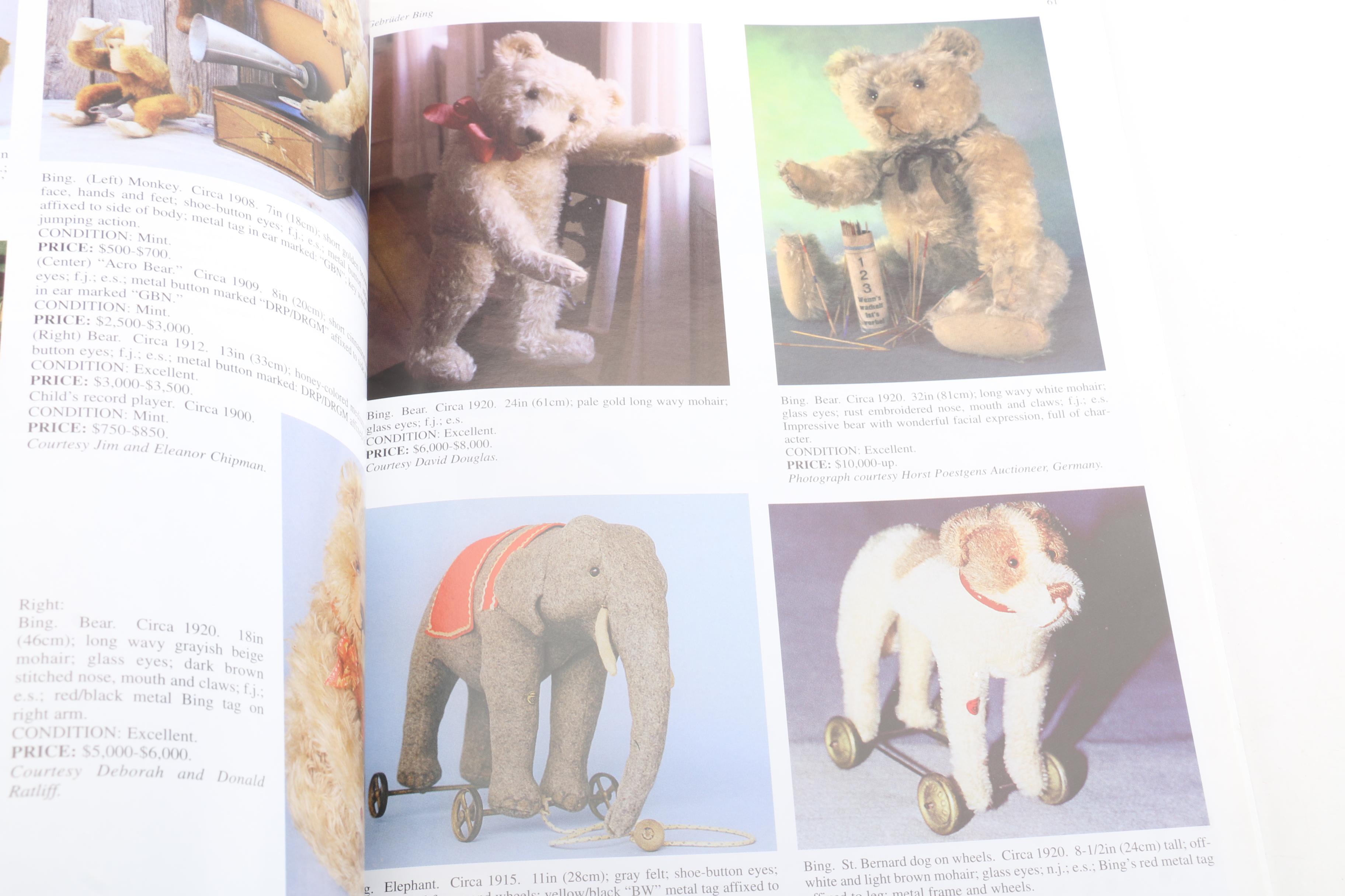 Teddy Bear Collector's Books Featuring Steiff
