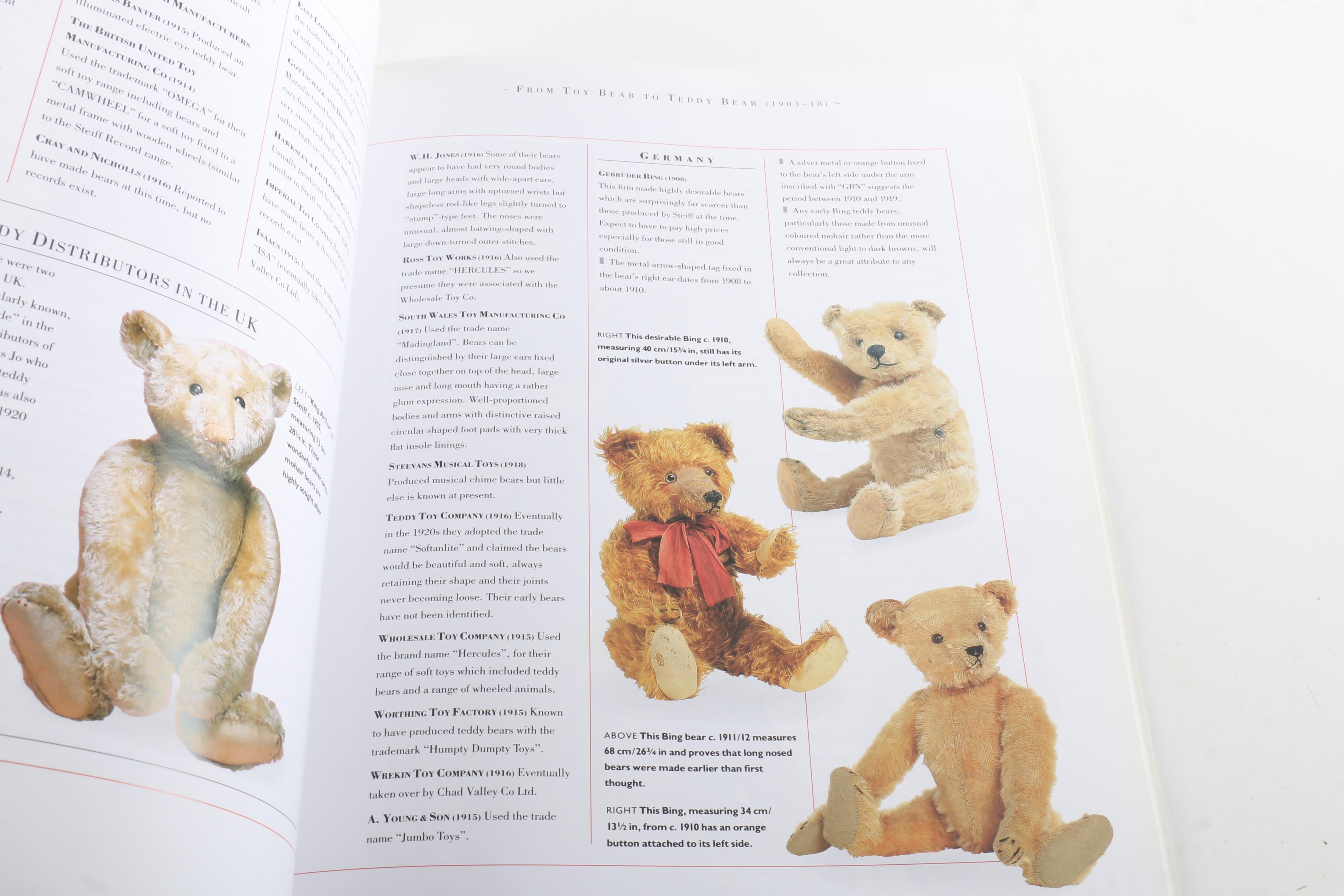 Teddy Bear Collector's Books Featuring Steiff