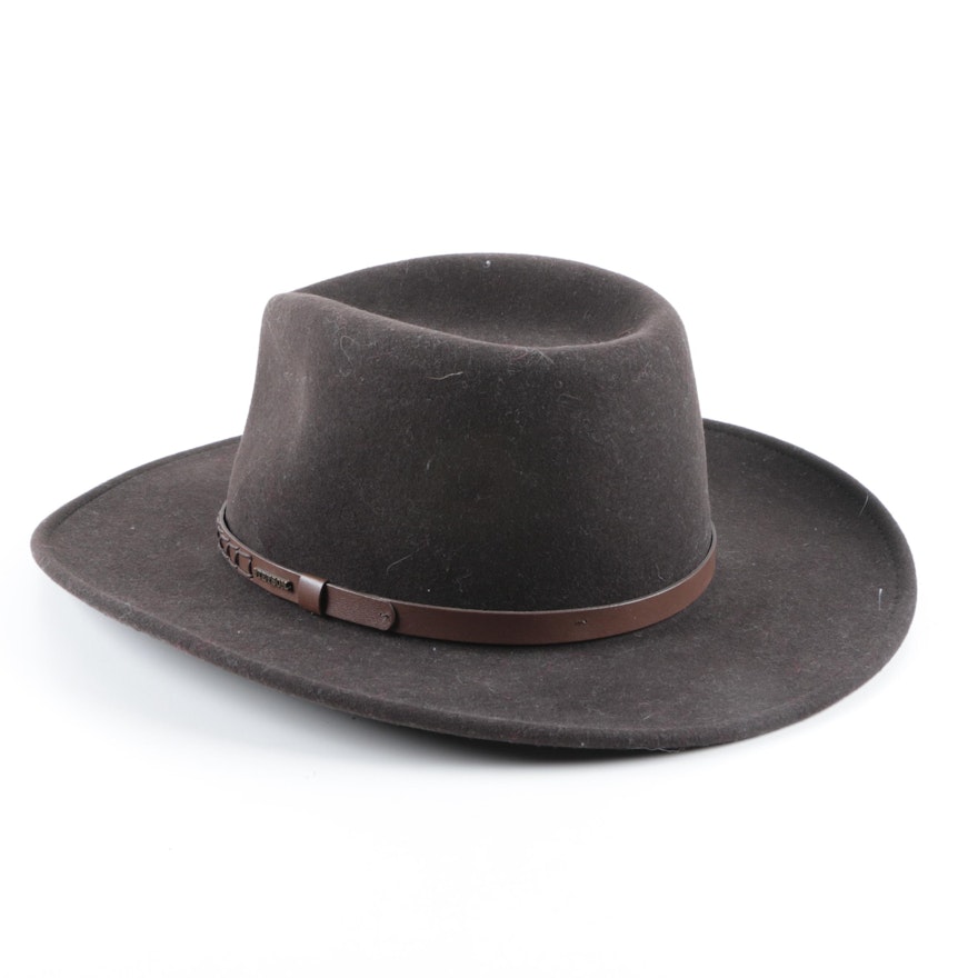 Stetson Crushable Water Repellent Wool Western Hat