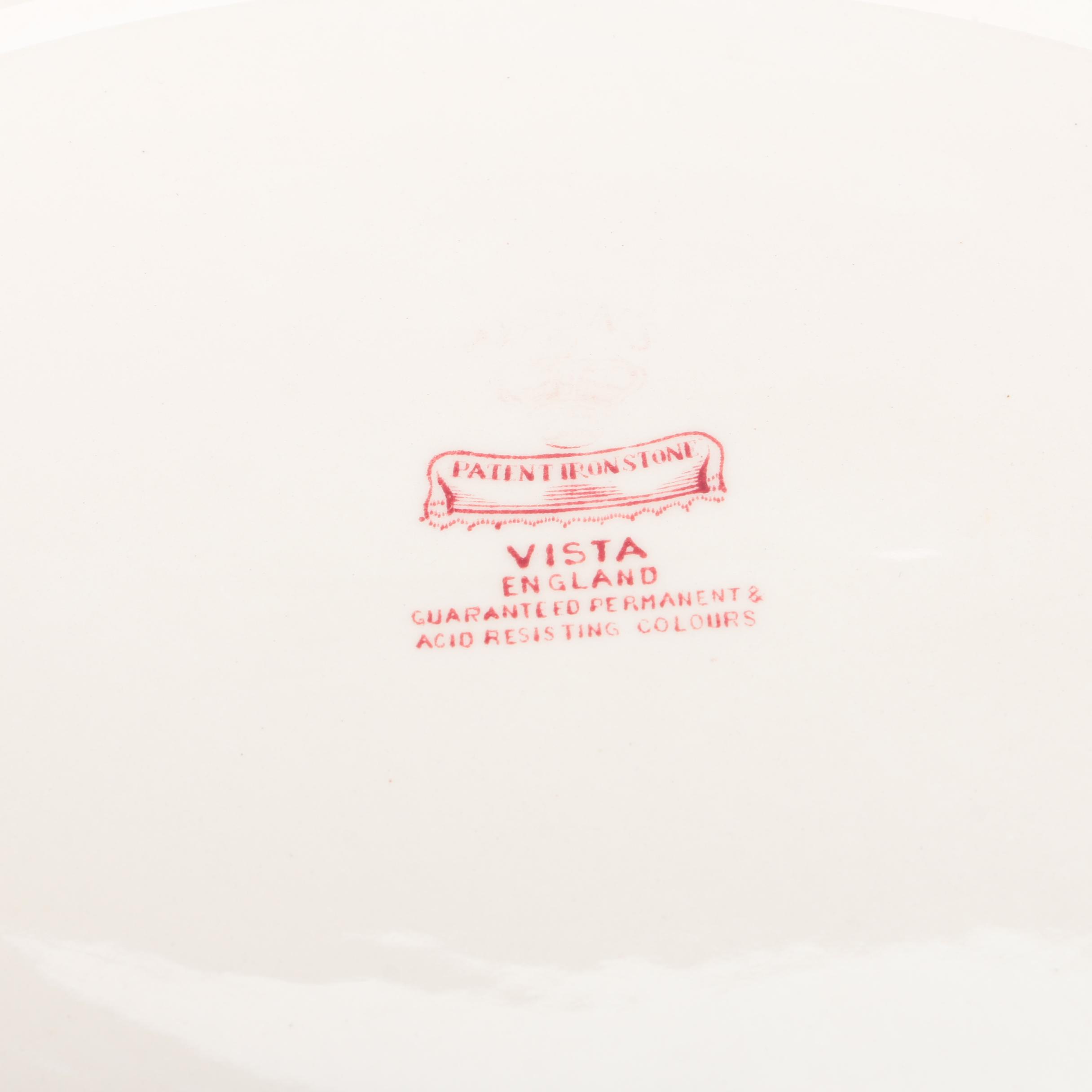 Mason's "Vista Pink" Tableware