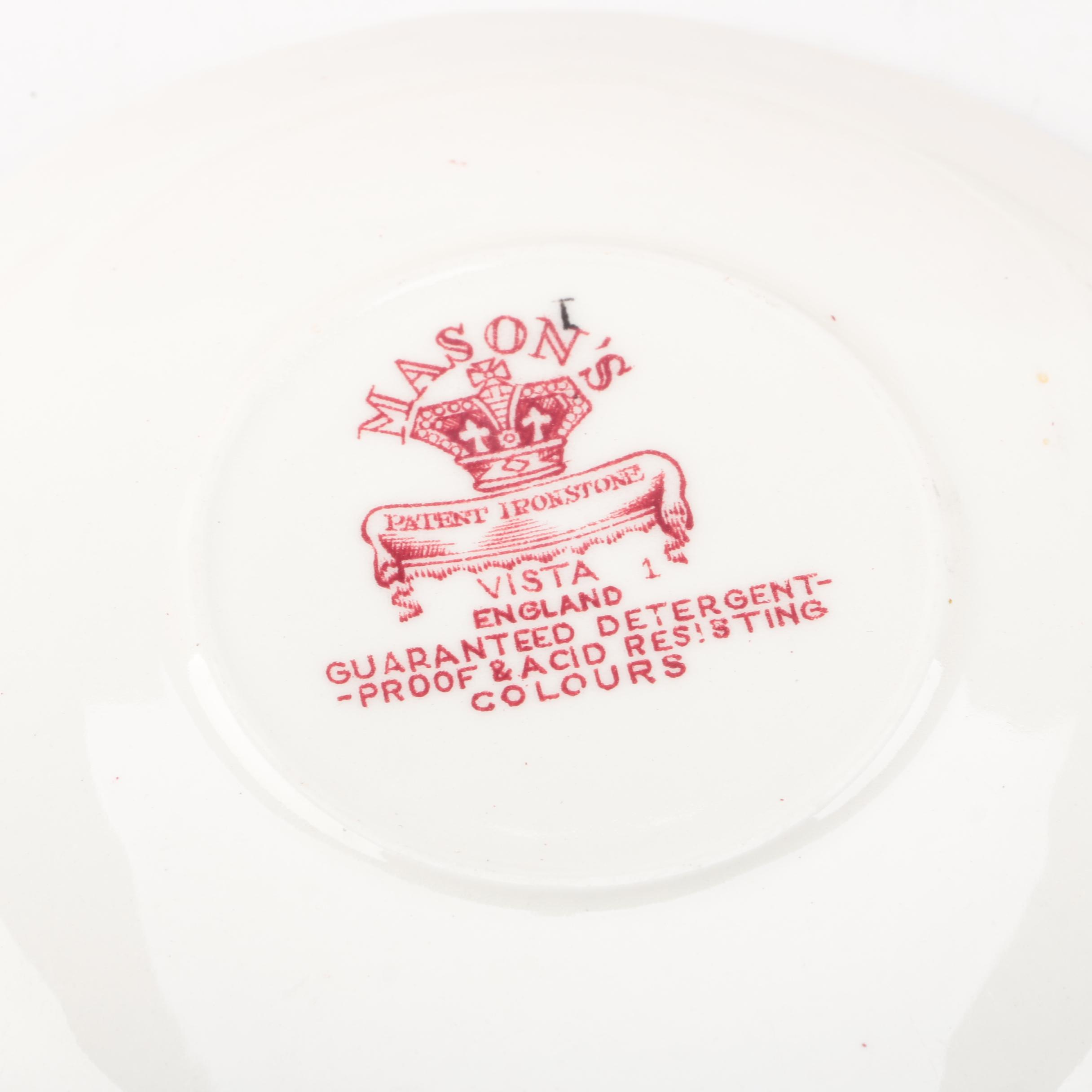 Mason's "Vista Pink" Tableware