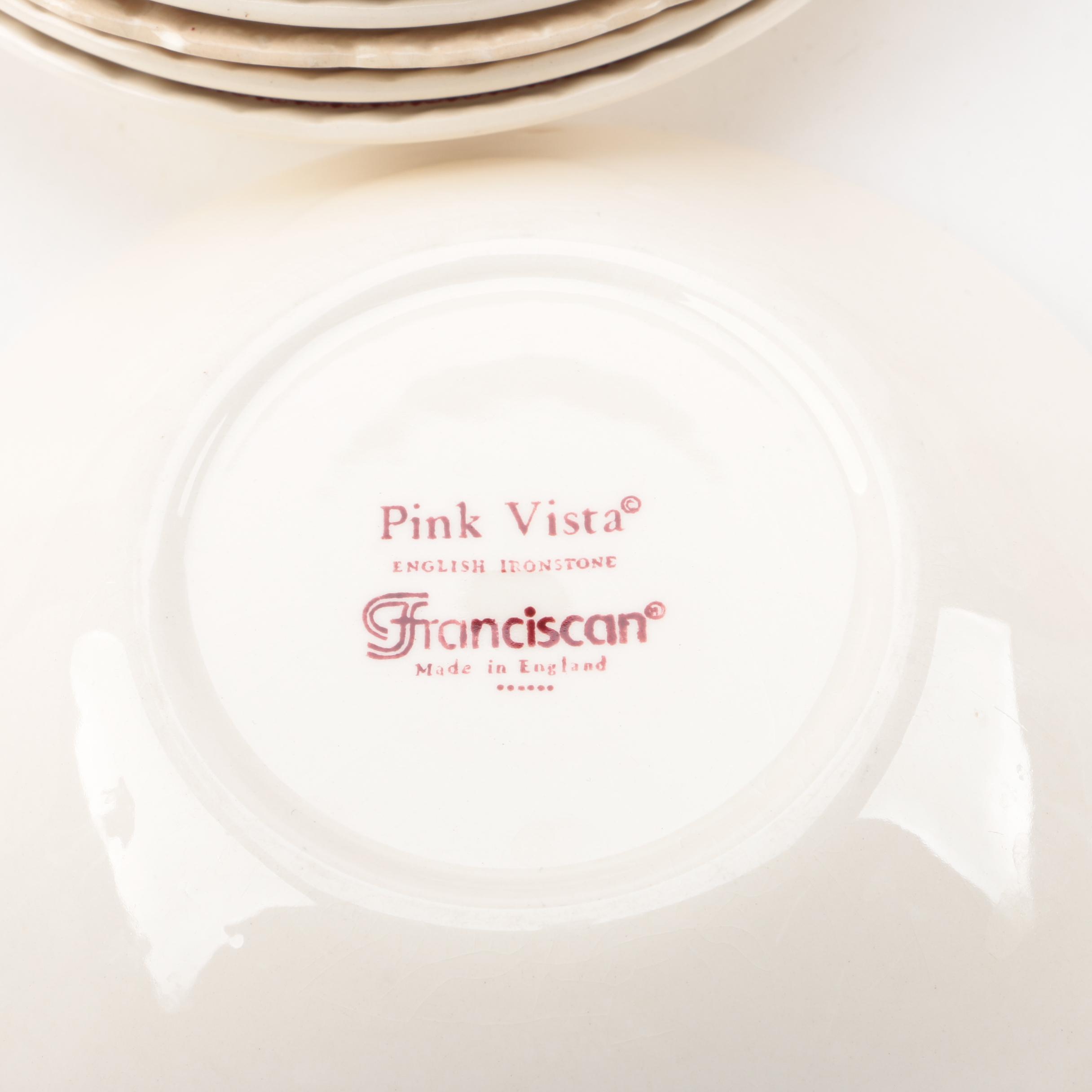 Mason's "Vista Pink" Tableware